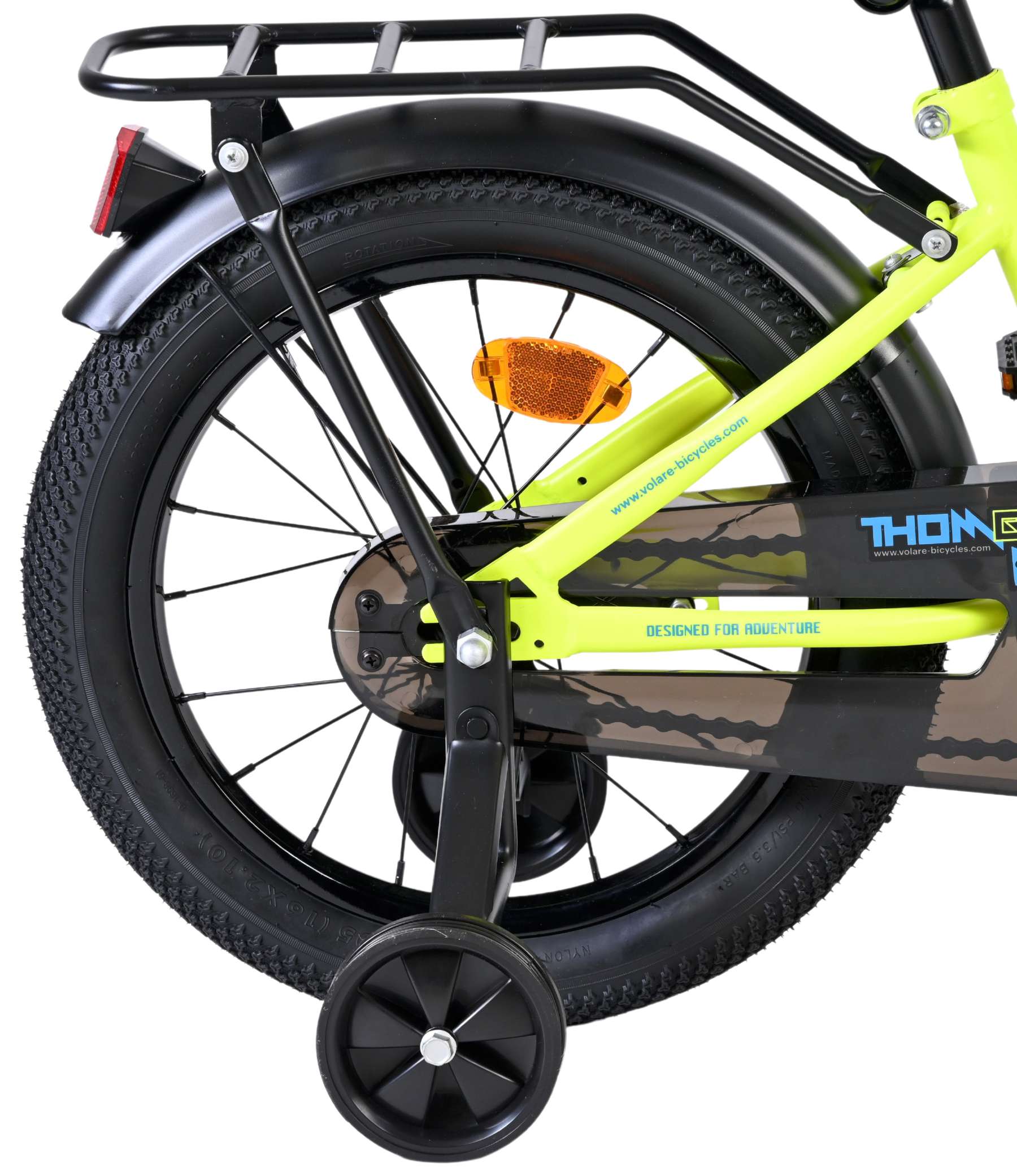 Volare Thombike Kinderfiets - Jongens - 16 inch - Blauw Geel 2 Volare Thombike Kinderfiets - Jongens - 16 inch - Blauw Geel - Afbeelding 2