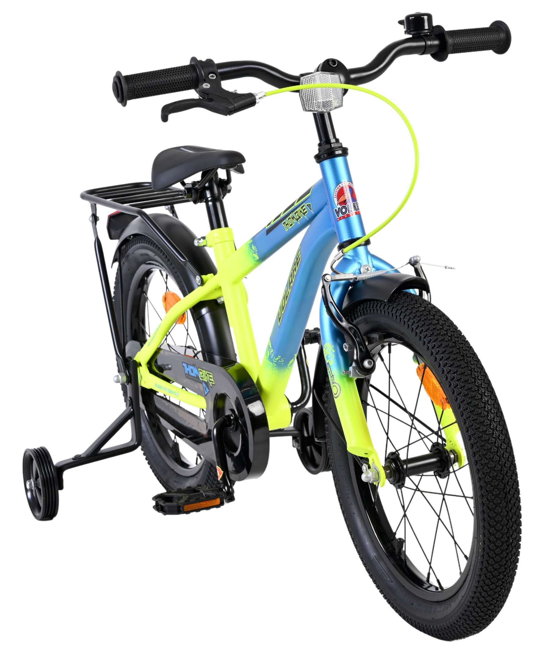 Volare Thombike Kinderfiets - Jongens - 16 inch - Blauw Geel 5 Volare Thombike Kinderfiets - Jongens - 16 inch - Blauw Geel - Afbeelding 5