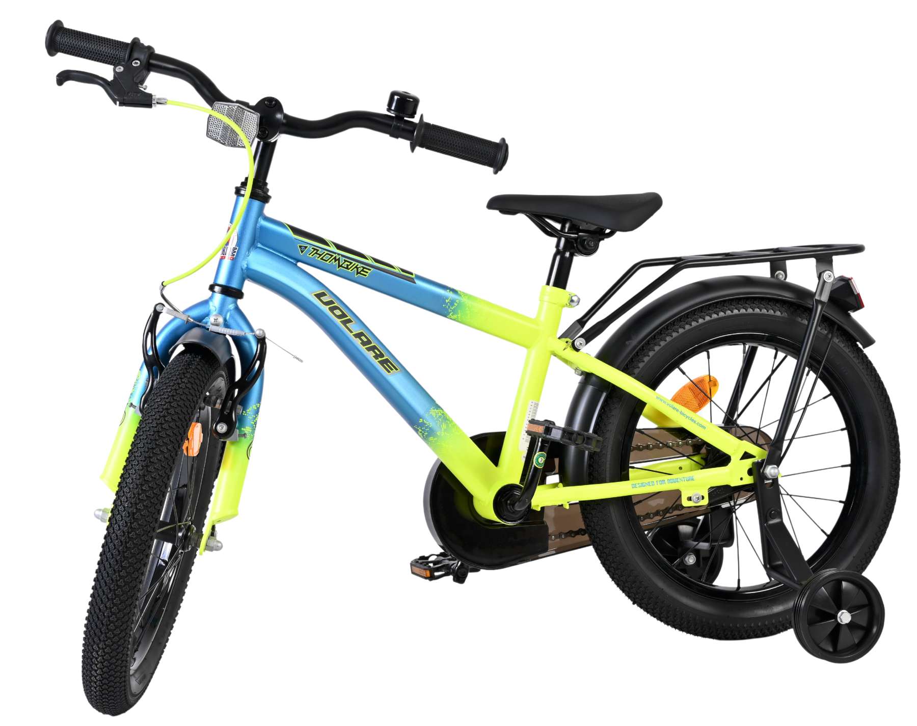Volare Thombike Kinderfiets - Jongens - 16 inch - Blauw Geel 8 Volare Thombike Kinderfiets - Jongens - 16 inch - Blauw Geel - Afbeelding 8
