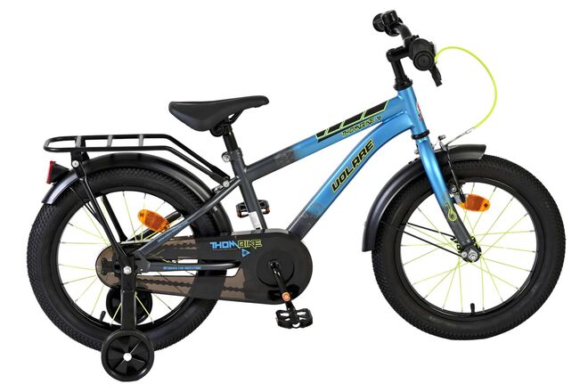 Volare Thombike Kinderfiets - Jongens - 16 inch - Blauw Grijs 1 Volare Thombike Kinderfiets - Jongens - 16 inch - Blauw Grijs