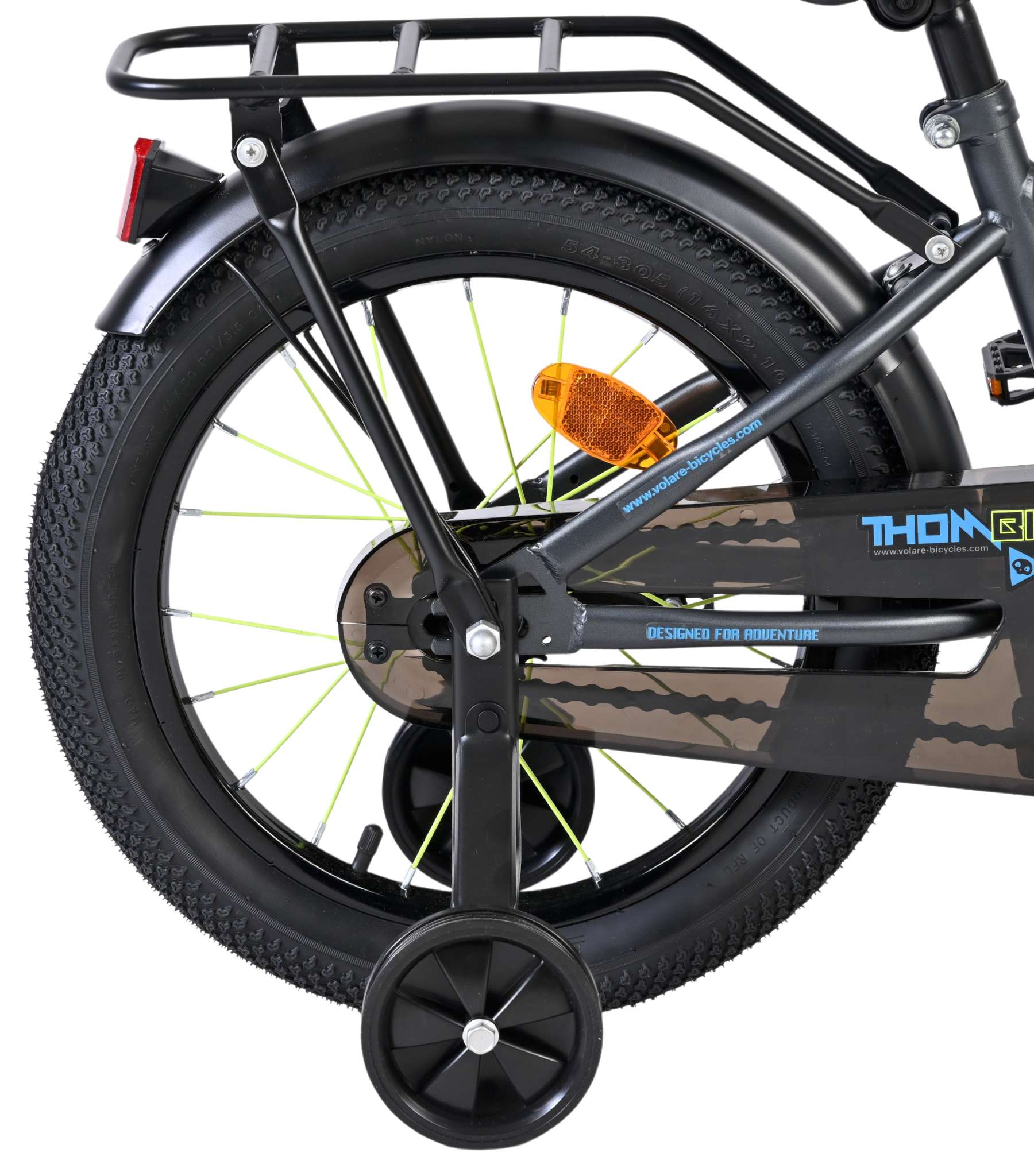 Volare Thombike Kinderfiets - Jongens - 16 inch - Blauw Grijs 2 Volare Thombike Kinderfiets - Jongens - 16 inch - Blauw Grijs - Afbeelding 2