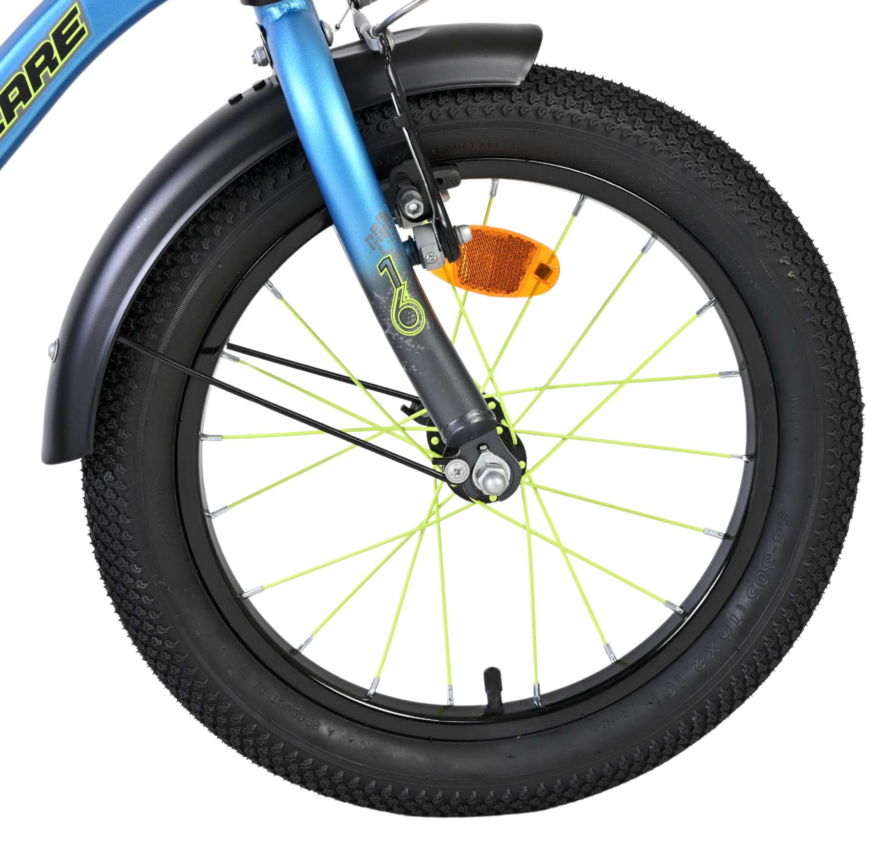 Volare Thombike Kinderfiets - Jongens - 16 inch - Blauw Grijs 3 Volare Thombike Kinderfiets - Jongens - 16 inch - Blauw Grijs - Afbeelding 3