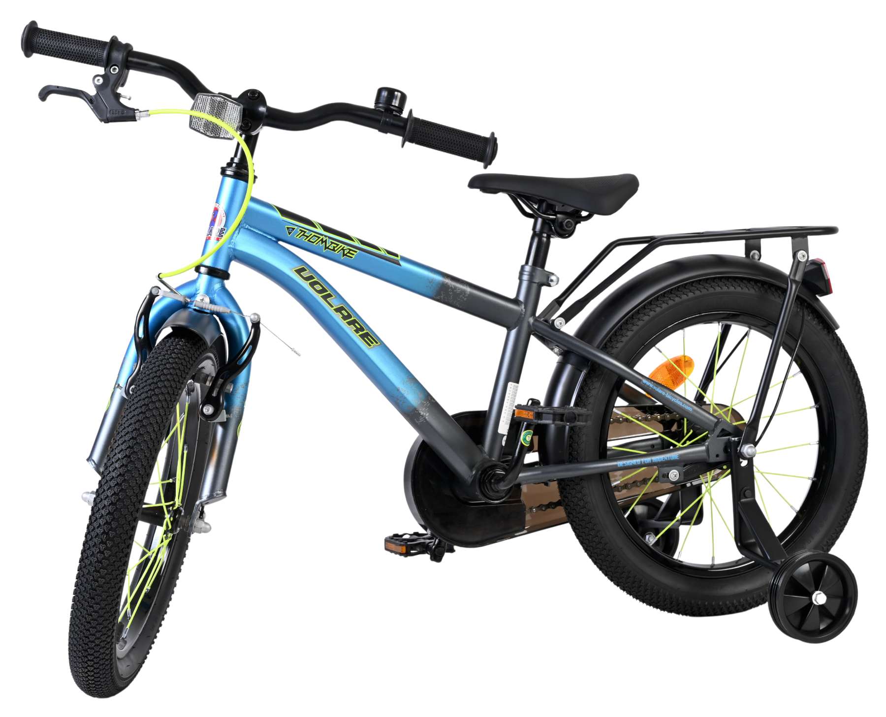 Volare Thombike Kinderfiets - Jongens - 16 inch - Blauw Grijs 8 Volare Thombike Kinderfiets - Jongens - 16 inch - Blauw Grijs - Afbeelding 8
