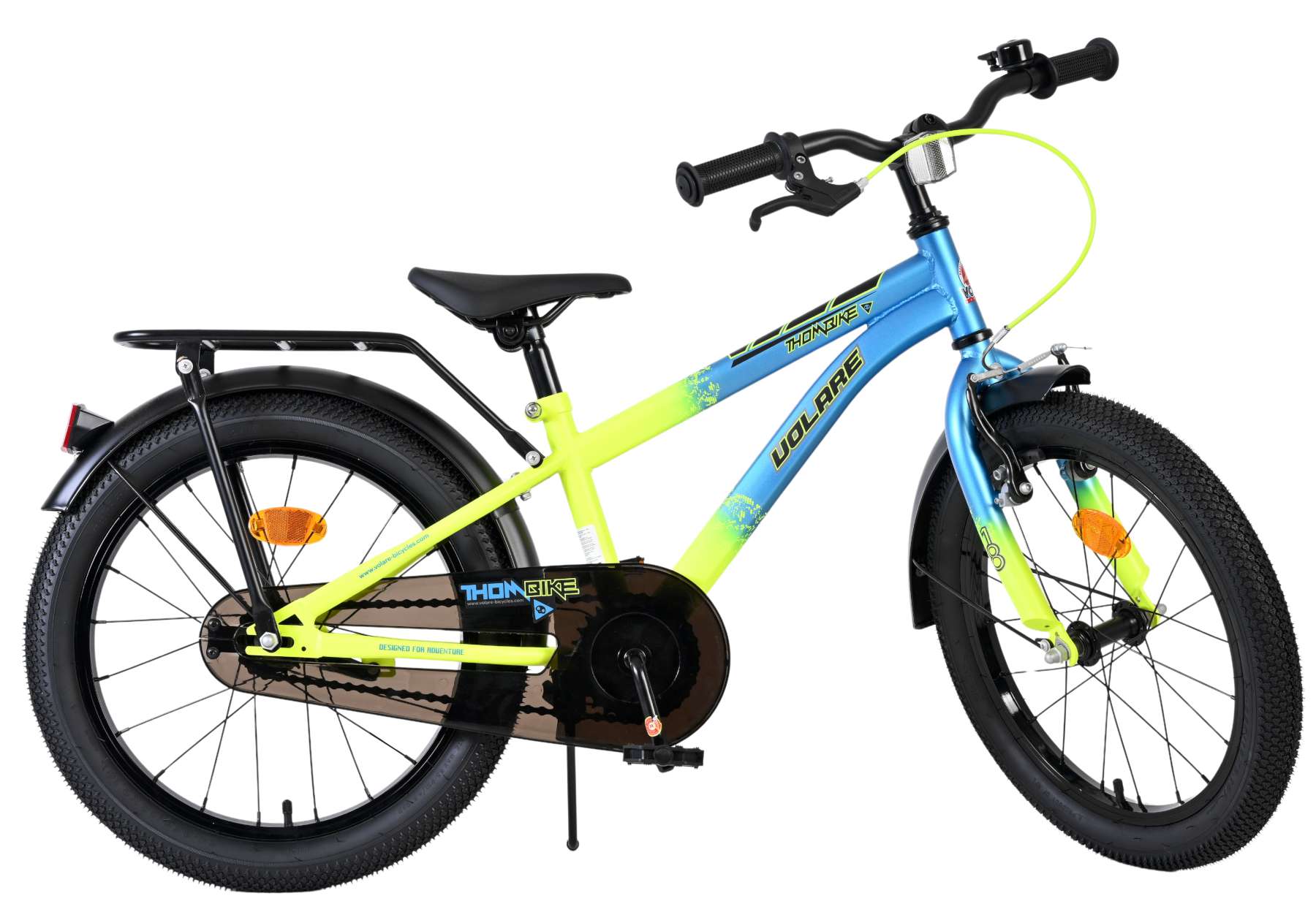 Volare Thombike Kinderfiets - Jongens - 18 inch - Blauw Geel 10 Volare Thombike Kinderfiets - Jongens - 18 inch - Blauw Geel - Afbeelding 10