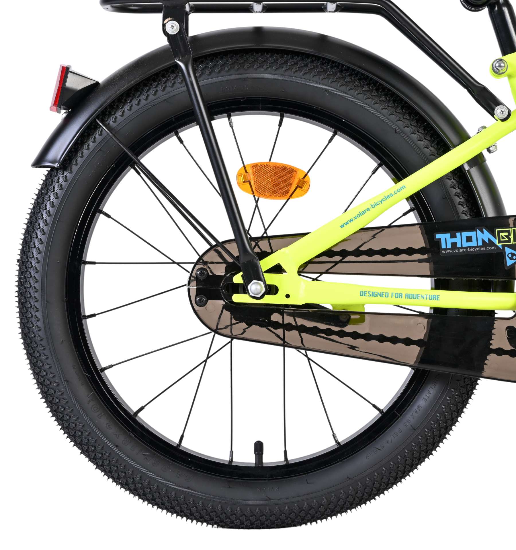 Volare Thombike Kinderfiets - Jongens - 18 inch - Blauw Geel 2 Volare Thombike Kinderfiets - Jongens - 18 inch - Blauw Geel - Afbeelding 2