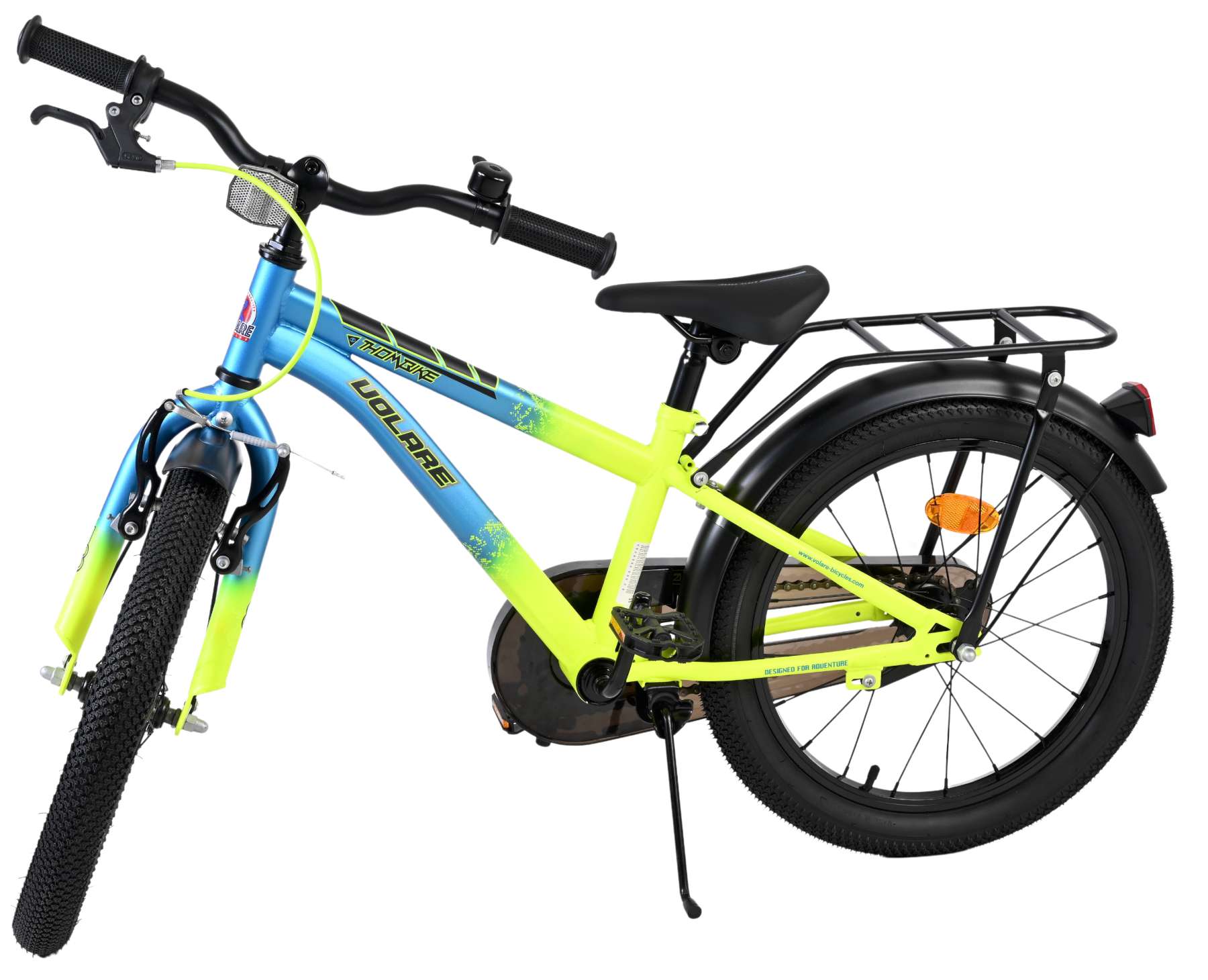 Volare Thombike Kinderfiets - Jongens - 18 inch - Blauw Geel 8 Volare Thombike Kinderfiets - Jongens - 18 inch - Blauw Geel - Afbeelding 8