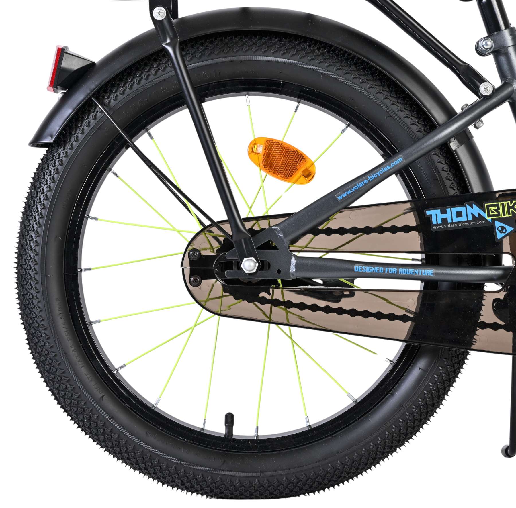 Volare Thombike Kinderfiets - Jongens - 18 inch - Blauw Grijs 2 Volare Thombike Kinderfiets - Jongens - 18 inch - Blauw Grijs - Afbeelding 2