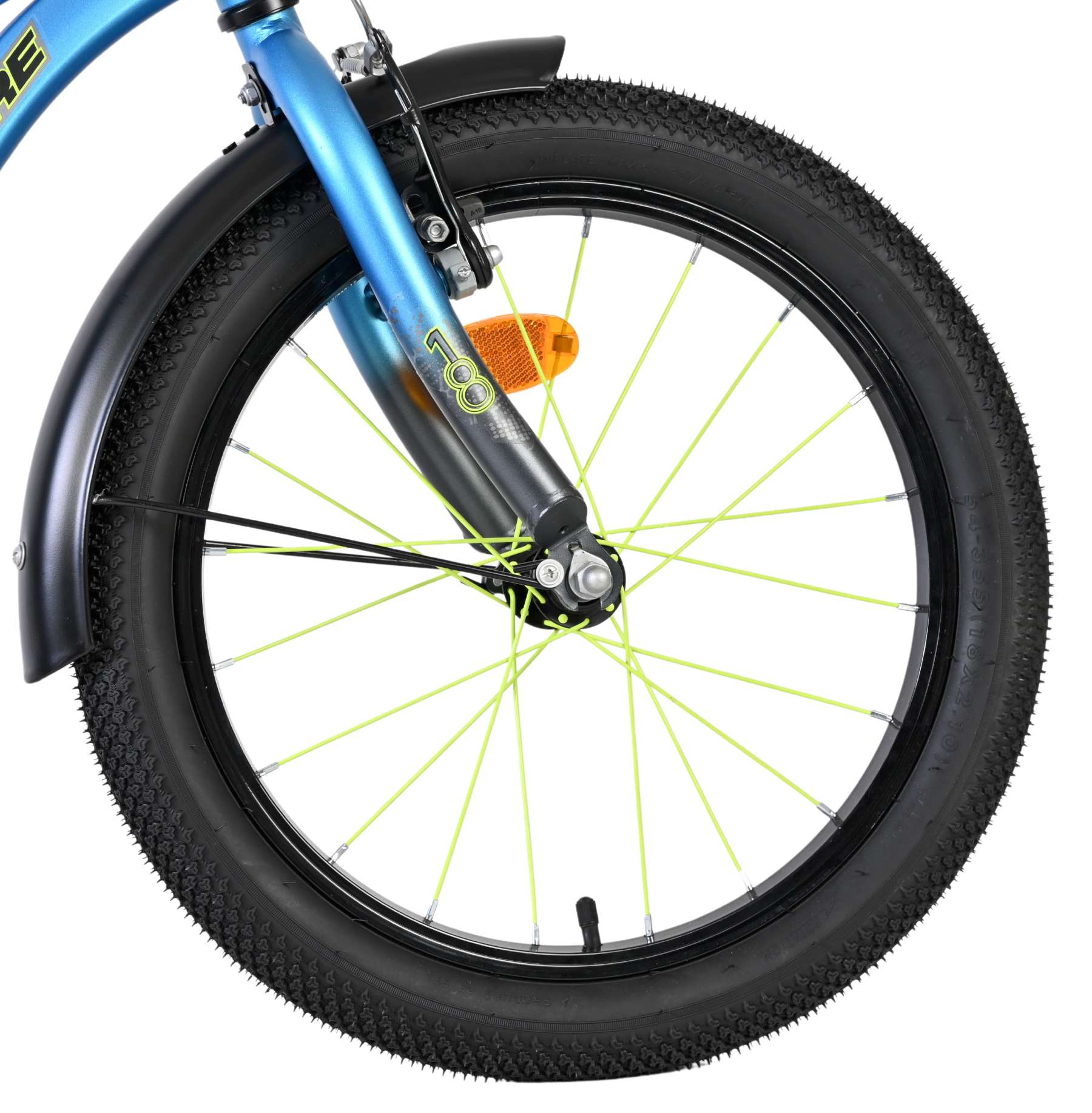 Volare Thombike Kinderfiets - Jongens - 18 inch - Blauw Grijs 3 Volare Thombike Kinderfiets - Jongens - 18 inch - Blauw Grijs - Afbeelding 3