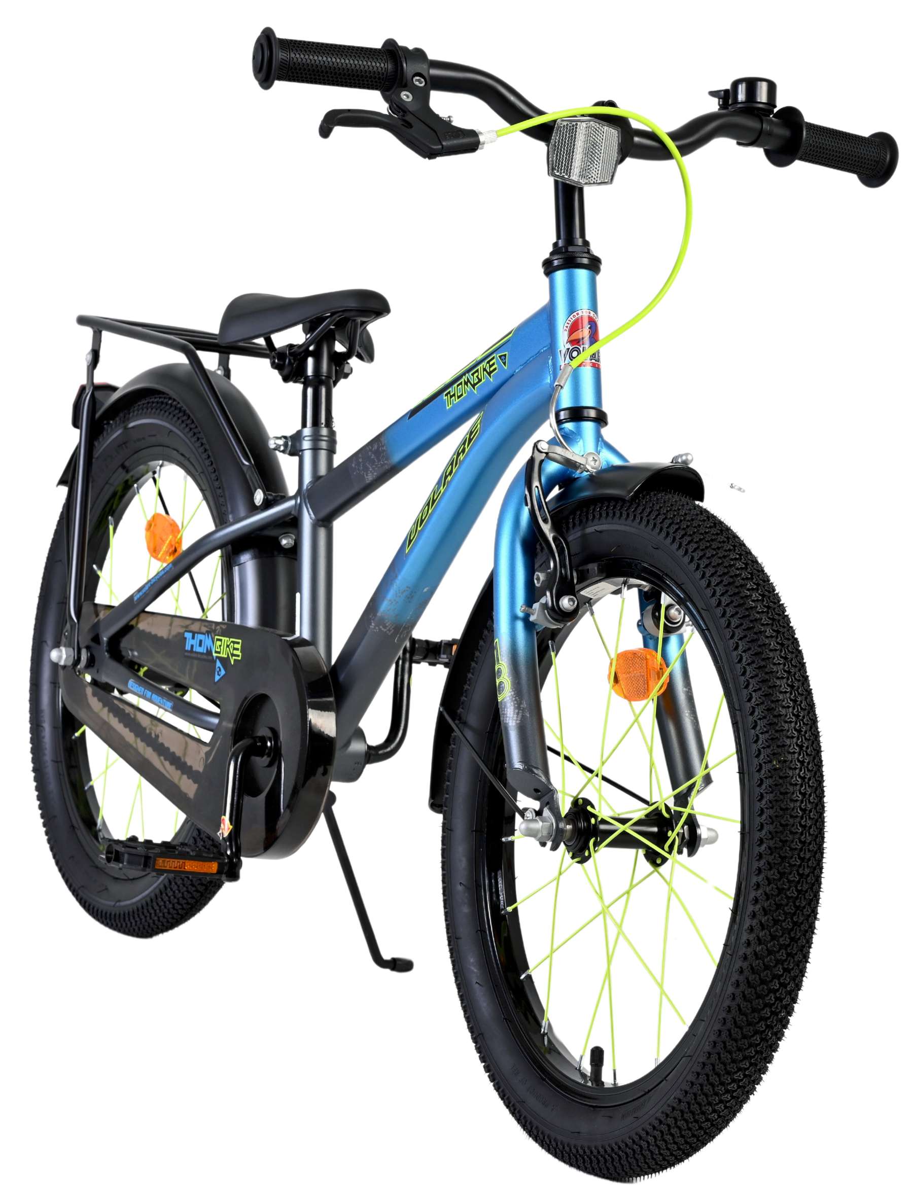 Volare Thombike Kinderfiets - Jongens - 18 inch - Blauw Grijs 5 Volare Thombike Kinderfiets - Jongens - 18 inch - Blauw Grijs - Afbeelding 5