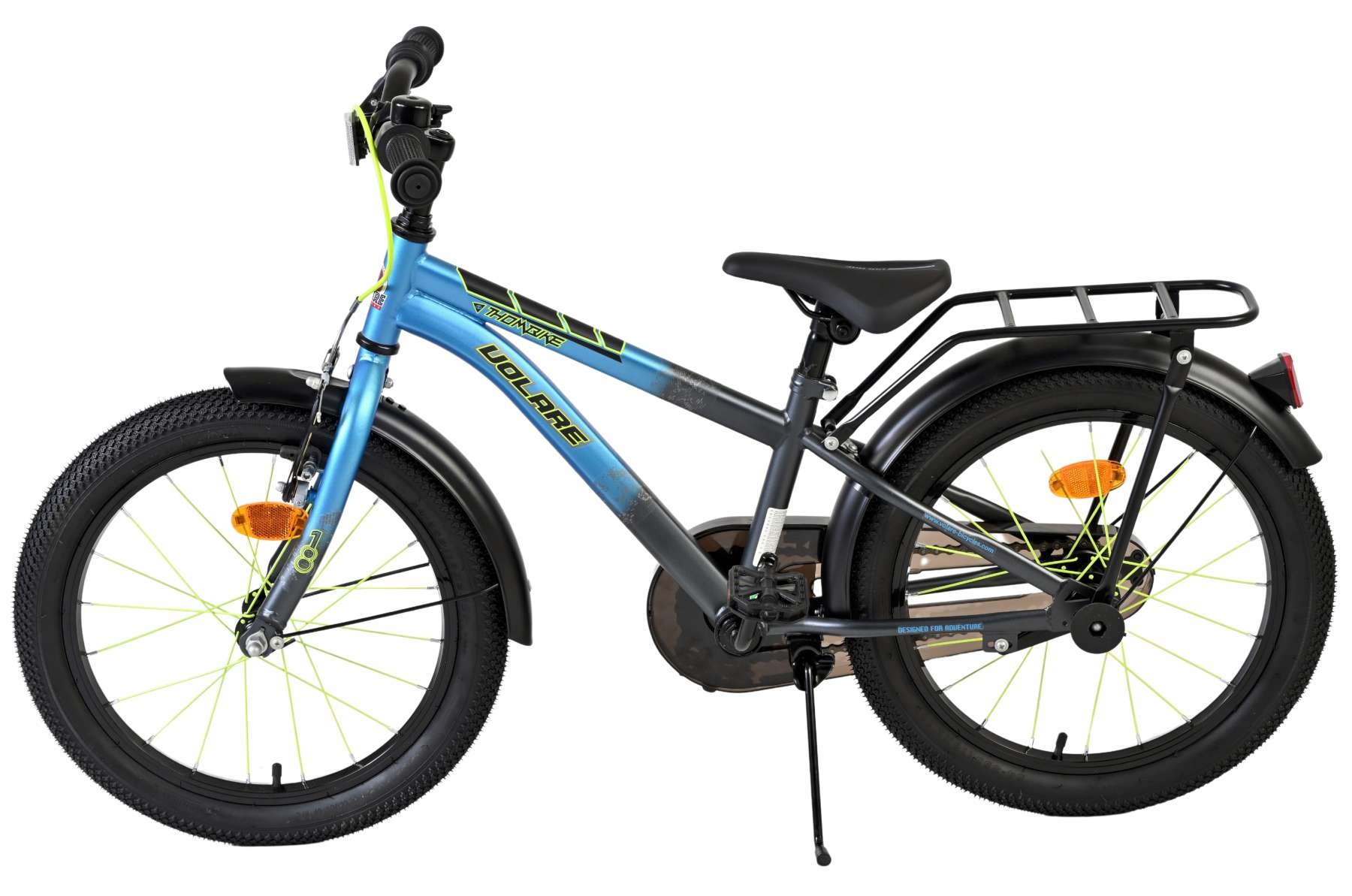 Volare Thombike Kinderfiets - Jongens - 18 inch - Blauw Grijs 7 Volare Thombike Kinderfiets - Jongens - 18 inch - Blauw Grijs - Afbeelding 7