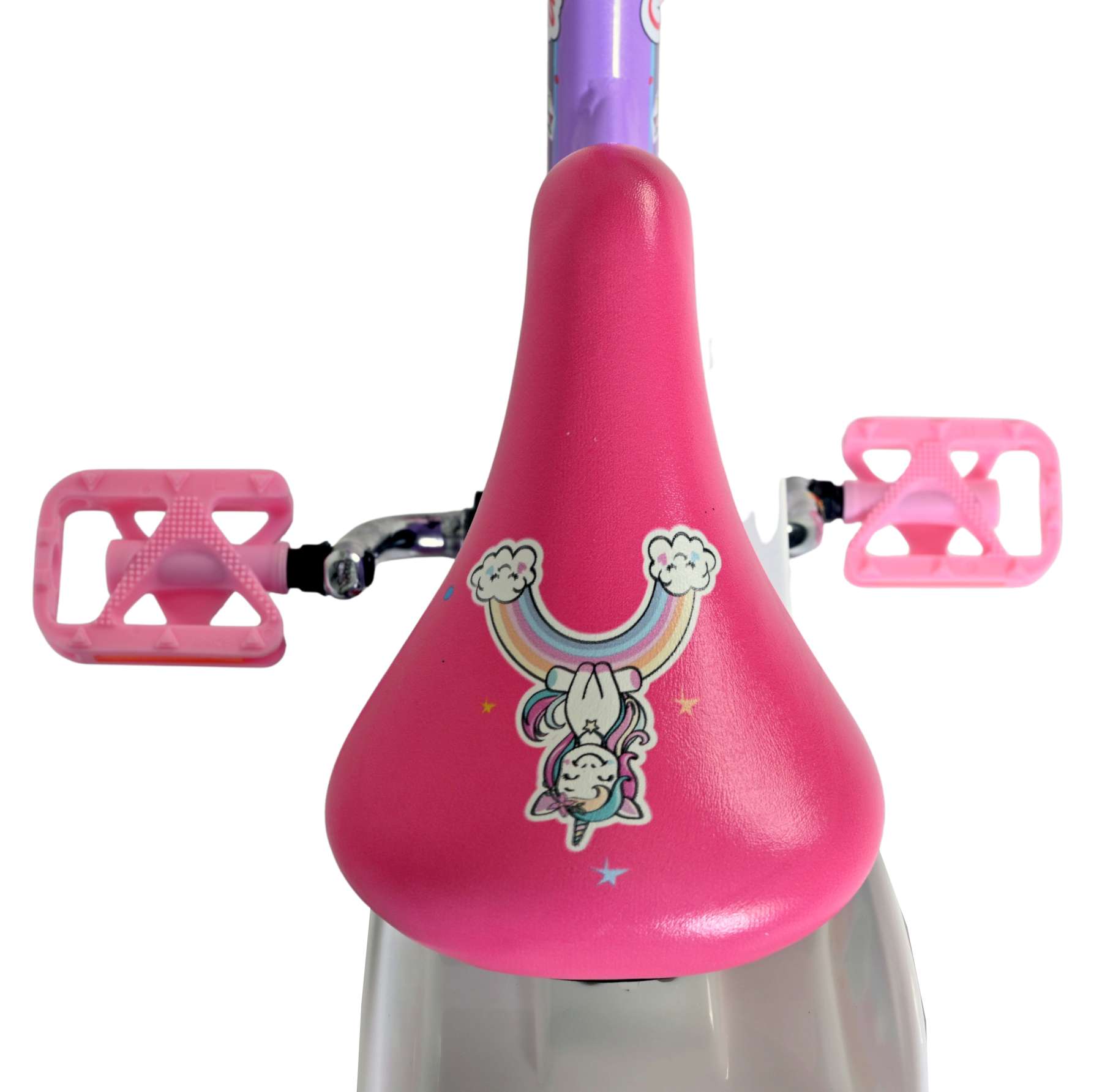 Volare Unicorn Kinderfiets - Meisjes - 12 inch - Paars - Afbeelding 4