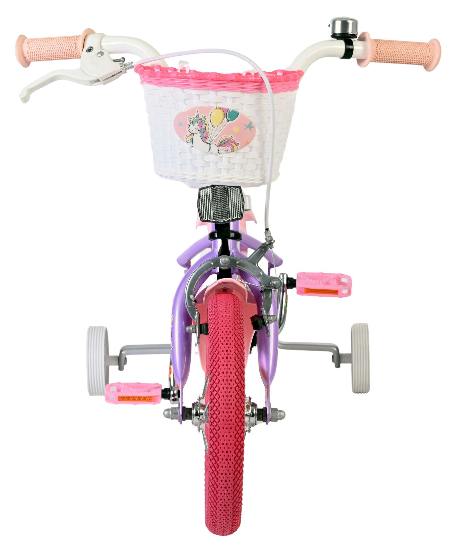 Volare Unicorn Kinderfiets - Meisjes - 12 inch - Paars - Afbeelding 6