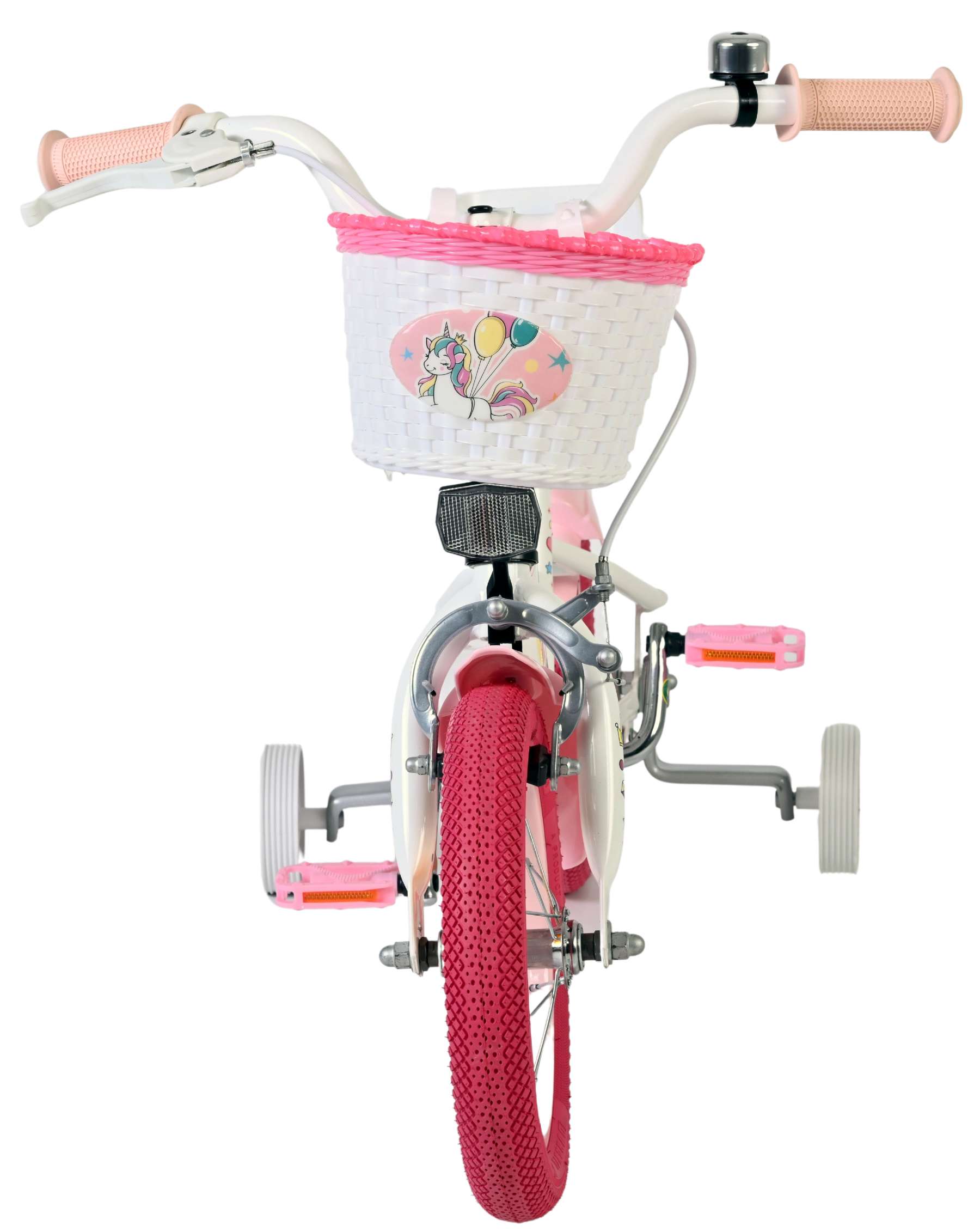 Volare Unicorn Kinderfiets - Meisjes - 12 inch - Wit 6 Volare Unicorn Kinderfiets - Meisjes - 12 inch - Wit - Afbeelding 6