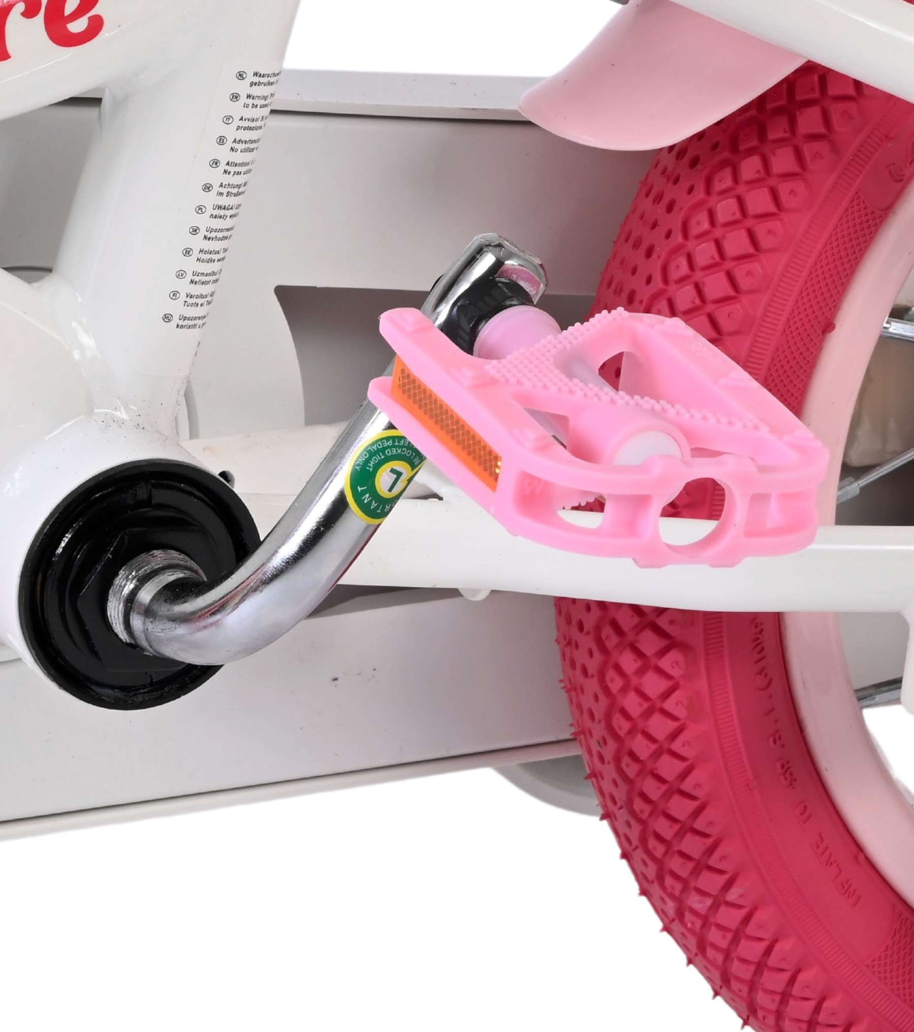 Volare Unicorn Kinderfiets - Meisjes - 12 inch - Wit 9 Volare Unicorn Kinderfiets - Meisjes - 12 inch - Wit - Afbeelding 9