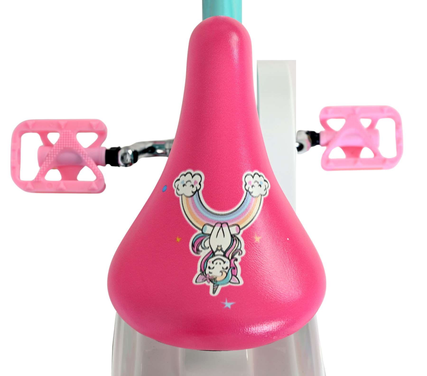 Volare Unicorn Kinderfiets - Meisjes - 14 inch - Groen 4 Volare Unicorn Kinderfiets - Meisjes - 14 inch - Groen - Afbeelding 4