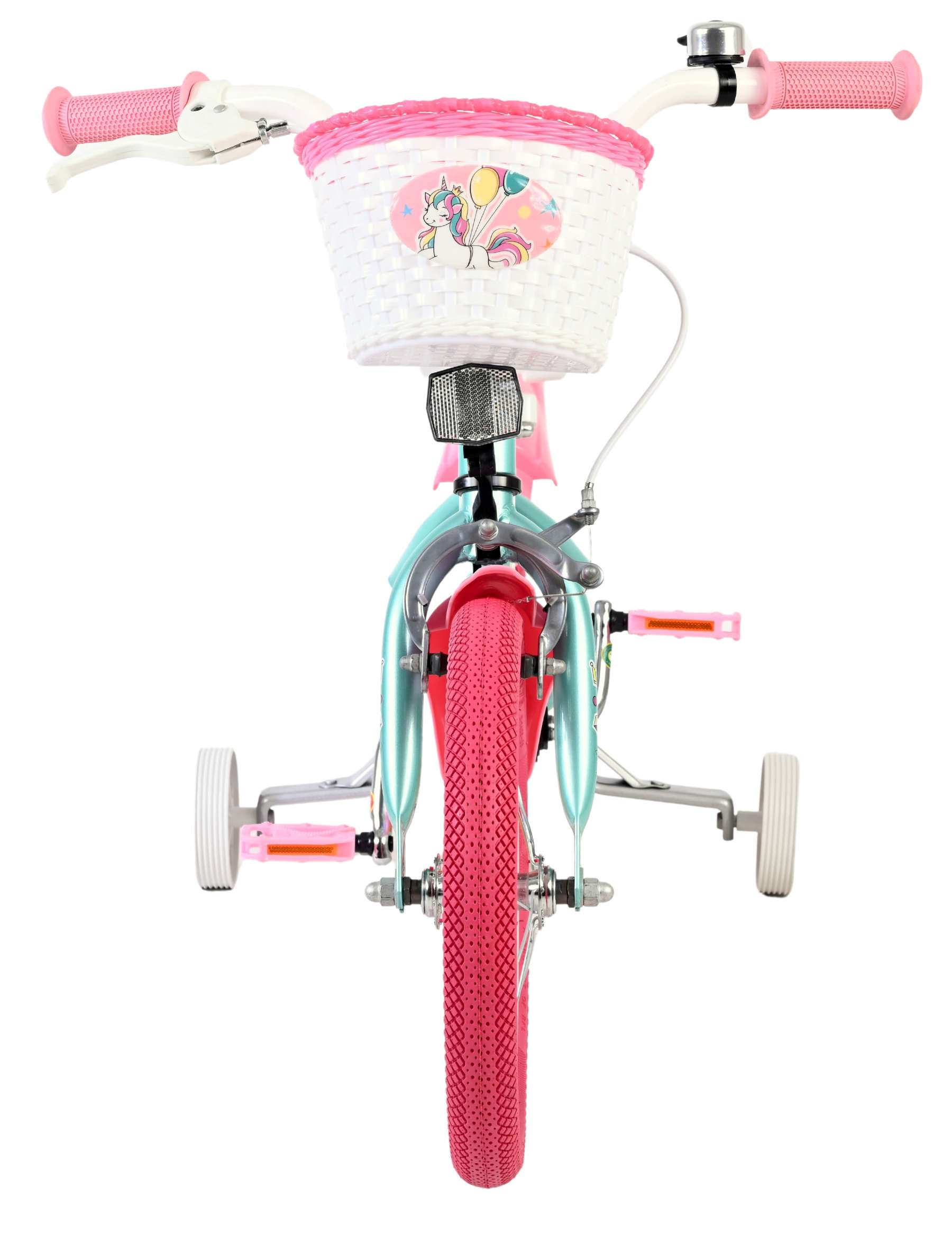 Volare Unicorn Kinderfiets - Meisjes - 14 inch - Groen 6 Volare Unicorn Kinderfiets - Meisjes - 14 inch - Groen - Afbeelding 6