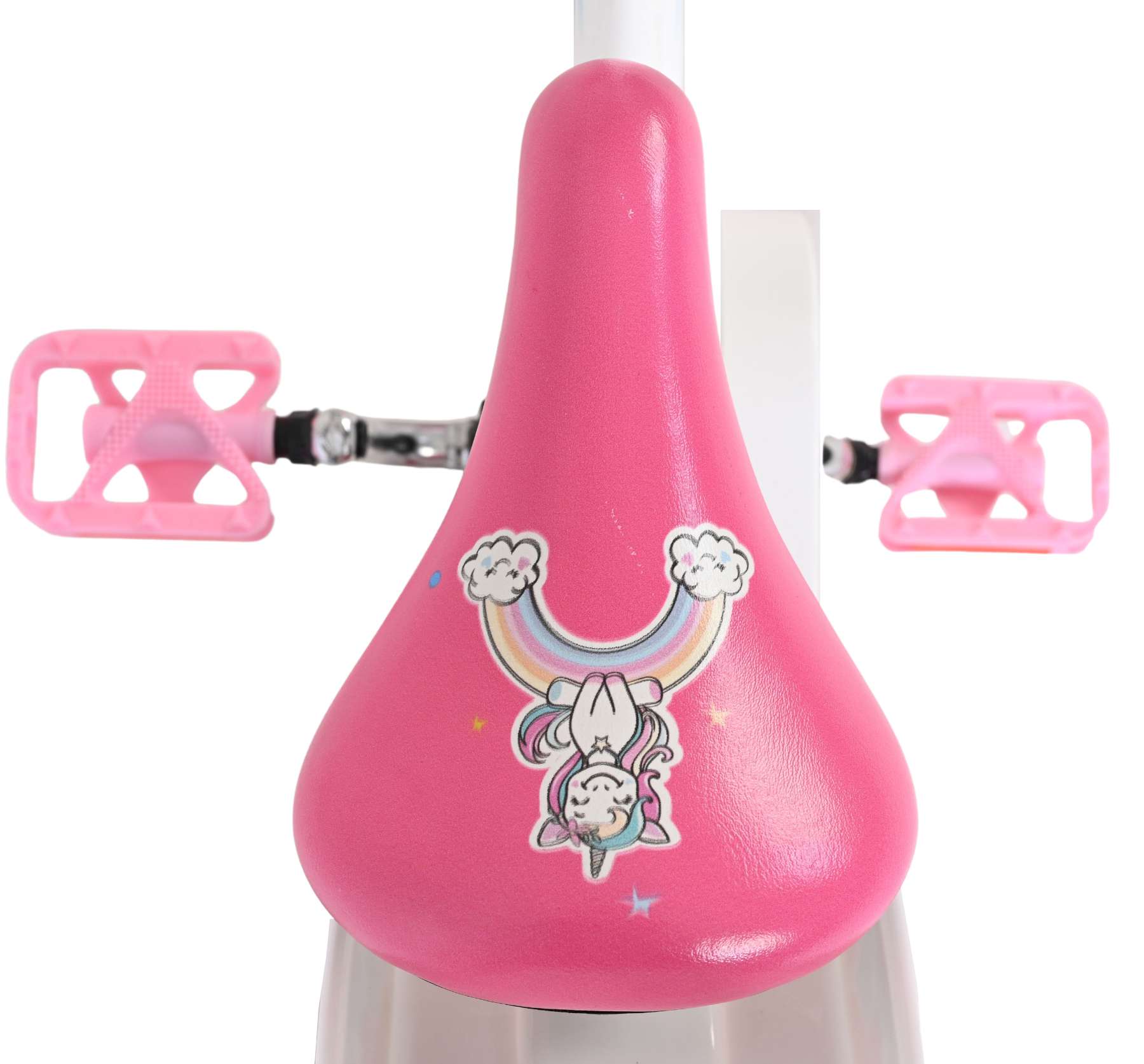 Volare Unicorn Kinderfiets - Meisjes - 14 inch - Wit - Afbeelding 4