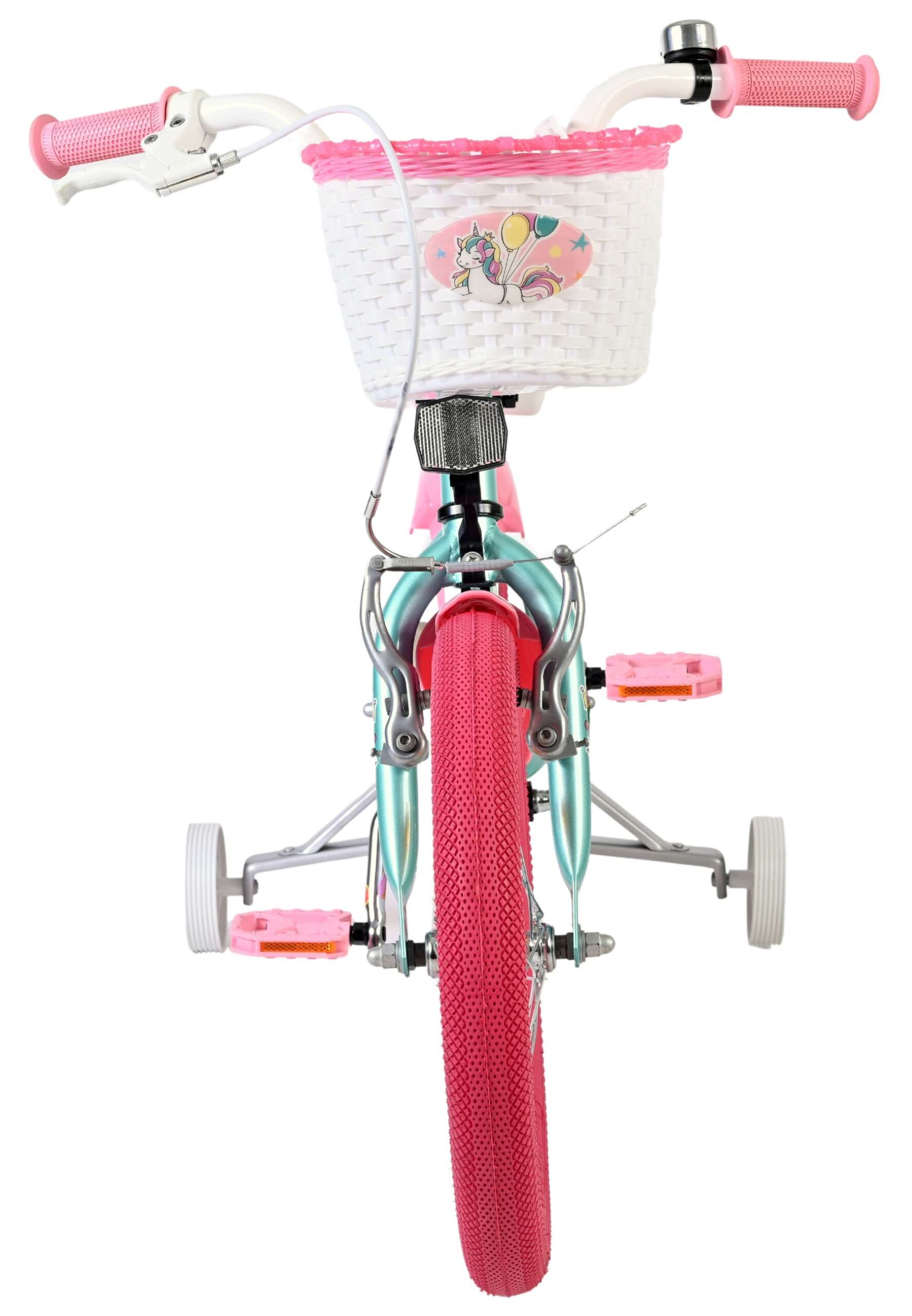 Volare Unicorn Kinderfiets - Meisjes - 16 inch - Groen 6 Volare Unicorn Kinderfiets - Meisjes - 16 inch - Groen - Afbeelding 6