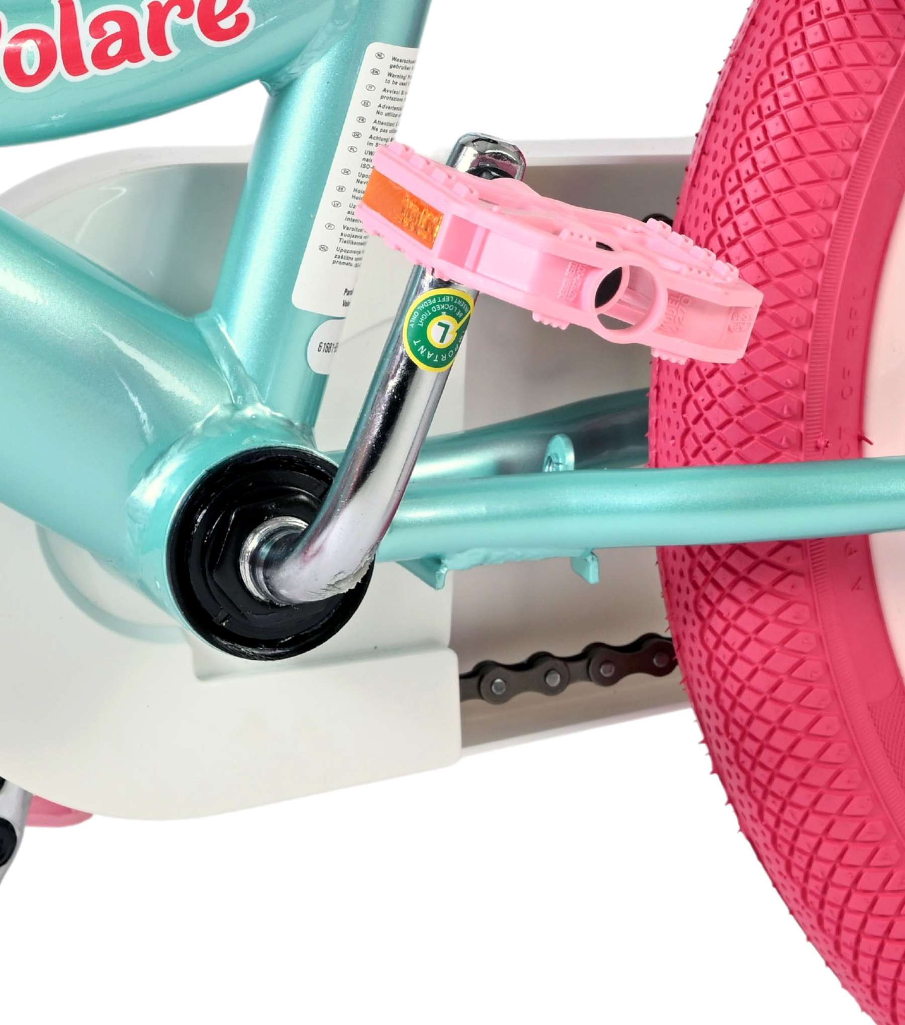 Volare Unicorn Kinderfiets - Meisjes - 16 inch - Groen 9 Volare Unicorn Kinderfiets - Meisjes - 16 inch - Groen - Afbeelding 9