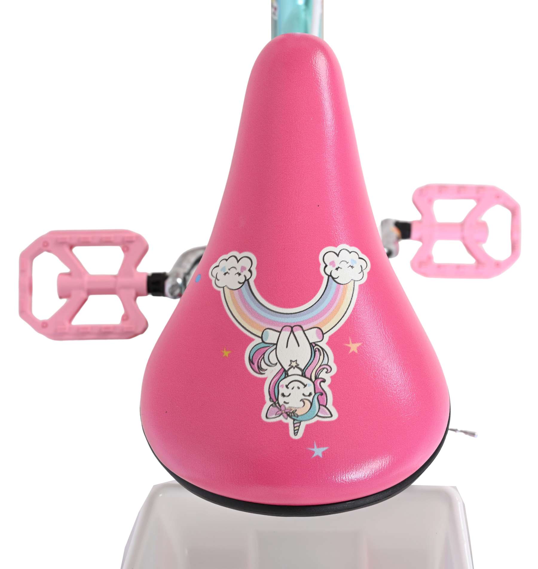 Volare Unicorn Kinderfiets - Meisjes - 16 inch - Groen - Twee Handremmen 4 Volare Unicorn Kinderfiets - Meisjes - 16 inch - Groen - Twee Handremmen - Afbeelding 4