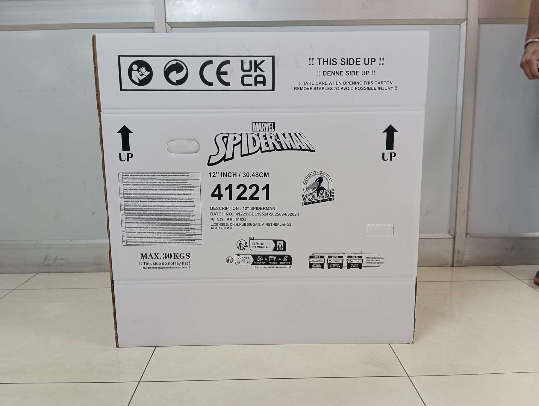 Spider-Man Kinderfiets - Jongens - Mag Wheels - 12 inch - Rood 12 Spider-Man Kinderfiets - Jongens - Mag Wheels - 12 inch - Rood - Afbeelding 12
