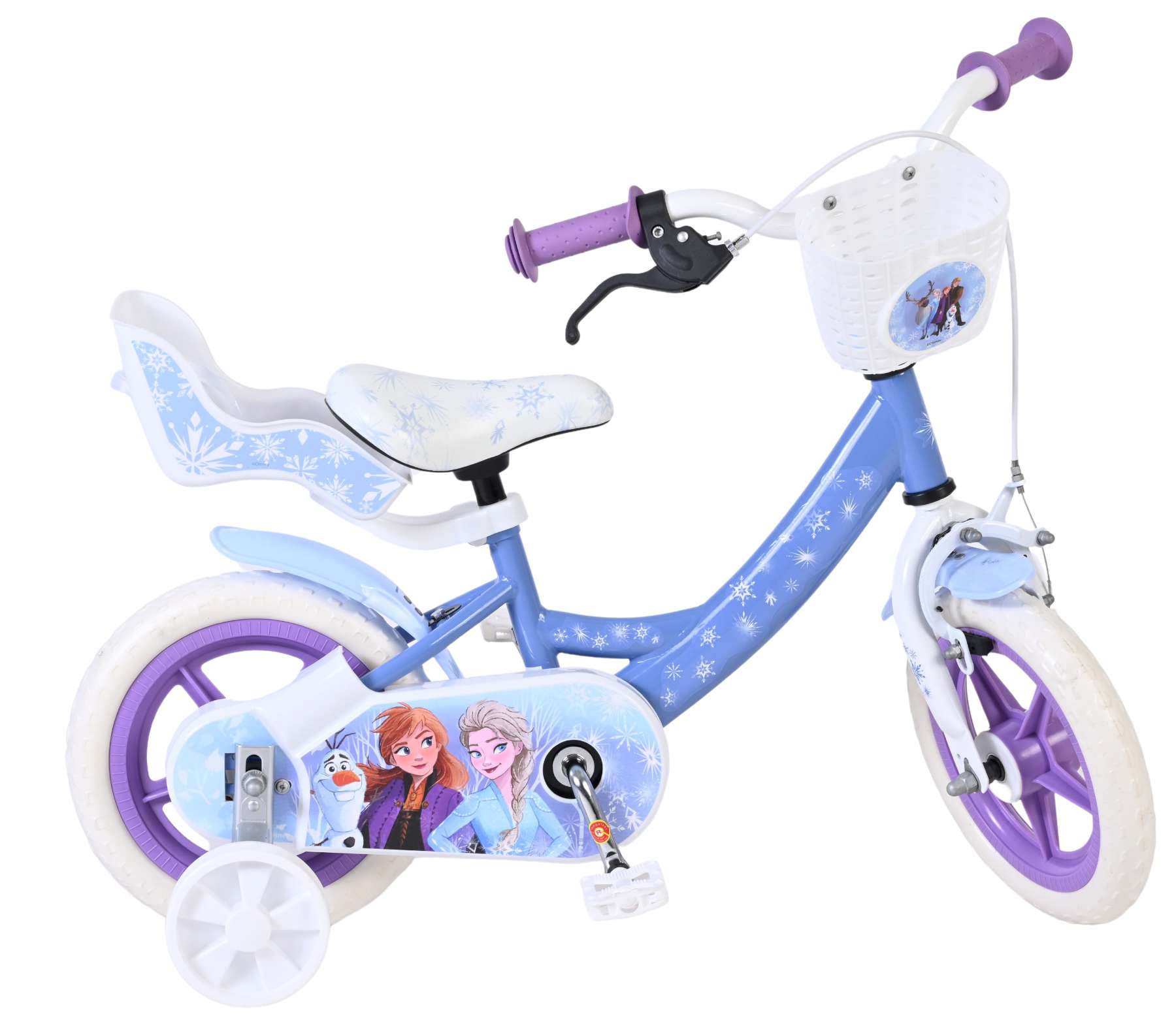 Disney Frozen Kinderfiets - Meisjes - Mag Wheels - 12 inch - Blauw 10 Disney Frozen Kinderfiets - Meisjes - Mag Wheels - 12 inch - Blauw - Afbeelding 10