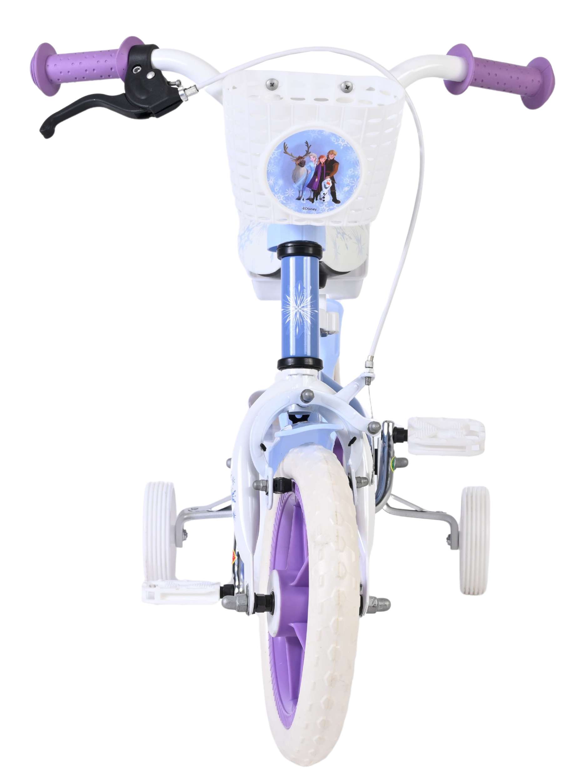 Disney Frozen Kinderfiets - Meisjes - Mag Wheels - 12 inch - Blauw 6 Disney Frozen Kinderfiets - Meisjes - Mag Wheels - 12 inch - Blauw - Afbeelding 6