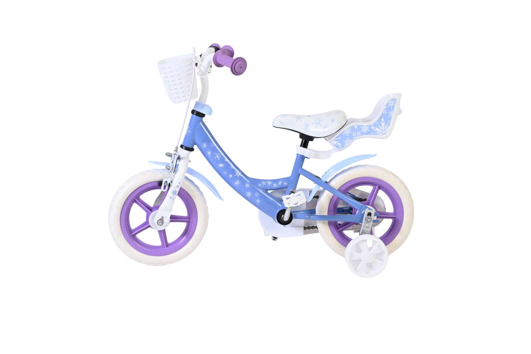Disney Frozen Kinderfiets - Meisjes - Mag Wheels - 12 inch - Blauw 7 Disney Frozen Kinderfiets - Meisjes - Mag Wheels - 12 inch - Blauw - Afbeelding 7