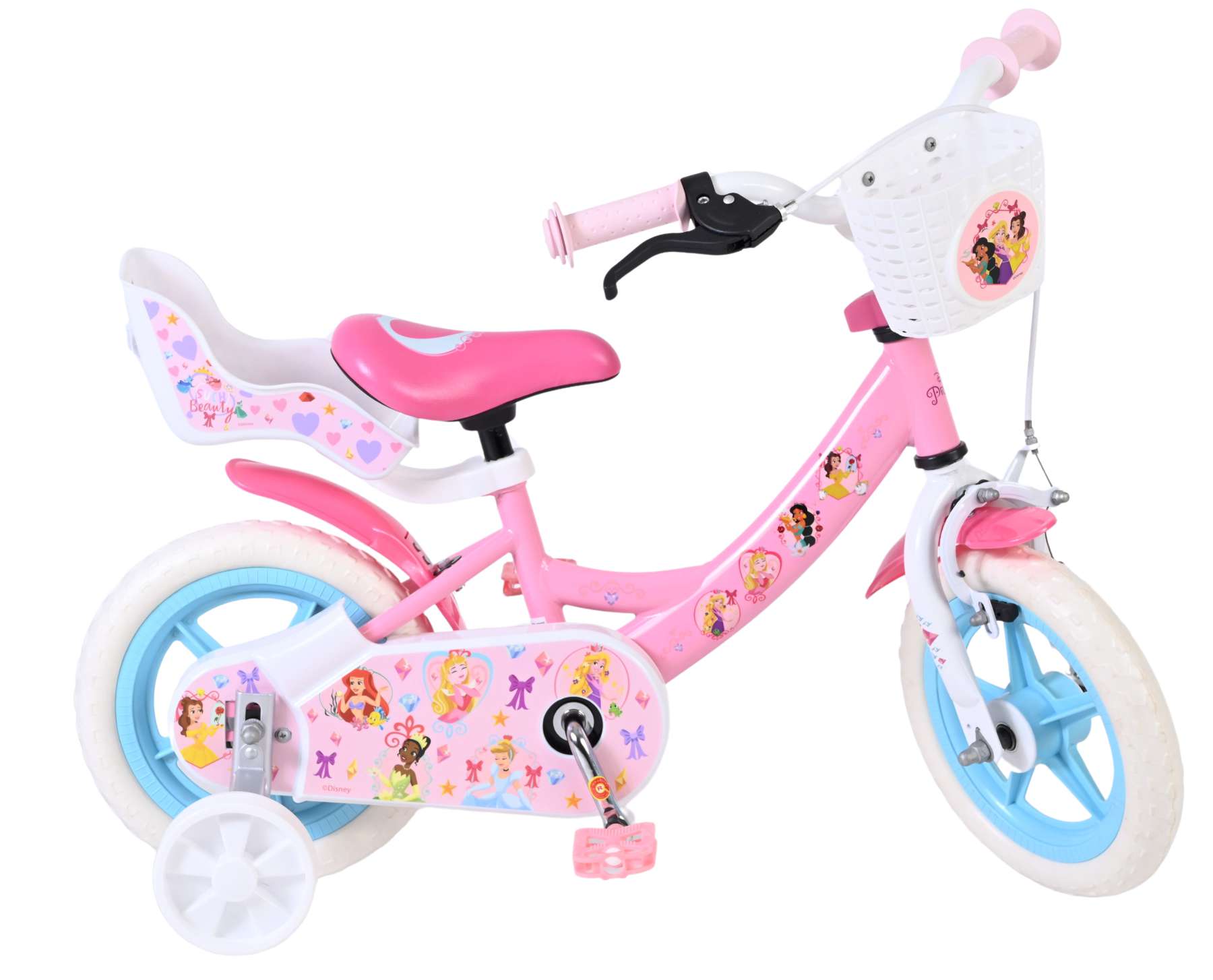 Disney Princess Kinderfiets - Meisjes - Mag Wheels - 12 inch - Roze 10 Disney Princess Kinderfiets - Meisjes - Mag Wheels - 12 inch - Roze - Afbeelding 10
