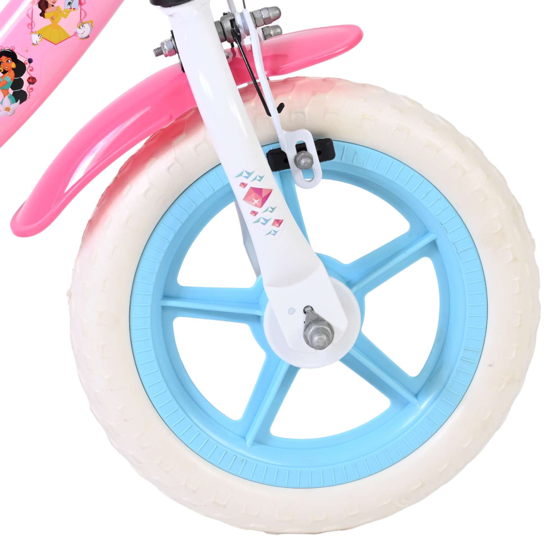 Disney Princess Kinderfiets - Meisjes - Mag Wheels - 12 inch - Roze 3 Disney Princess Kinderfiets - Meisjes - Mag Wheels - 12 inch - Roze - Afbeelding 3