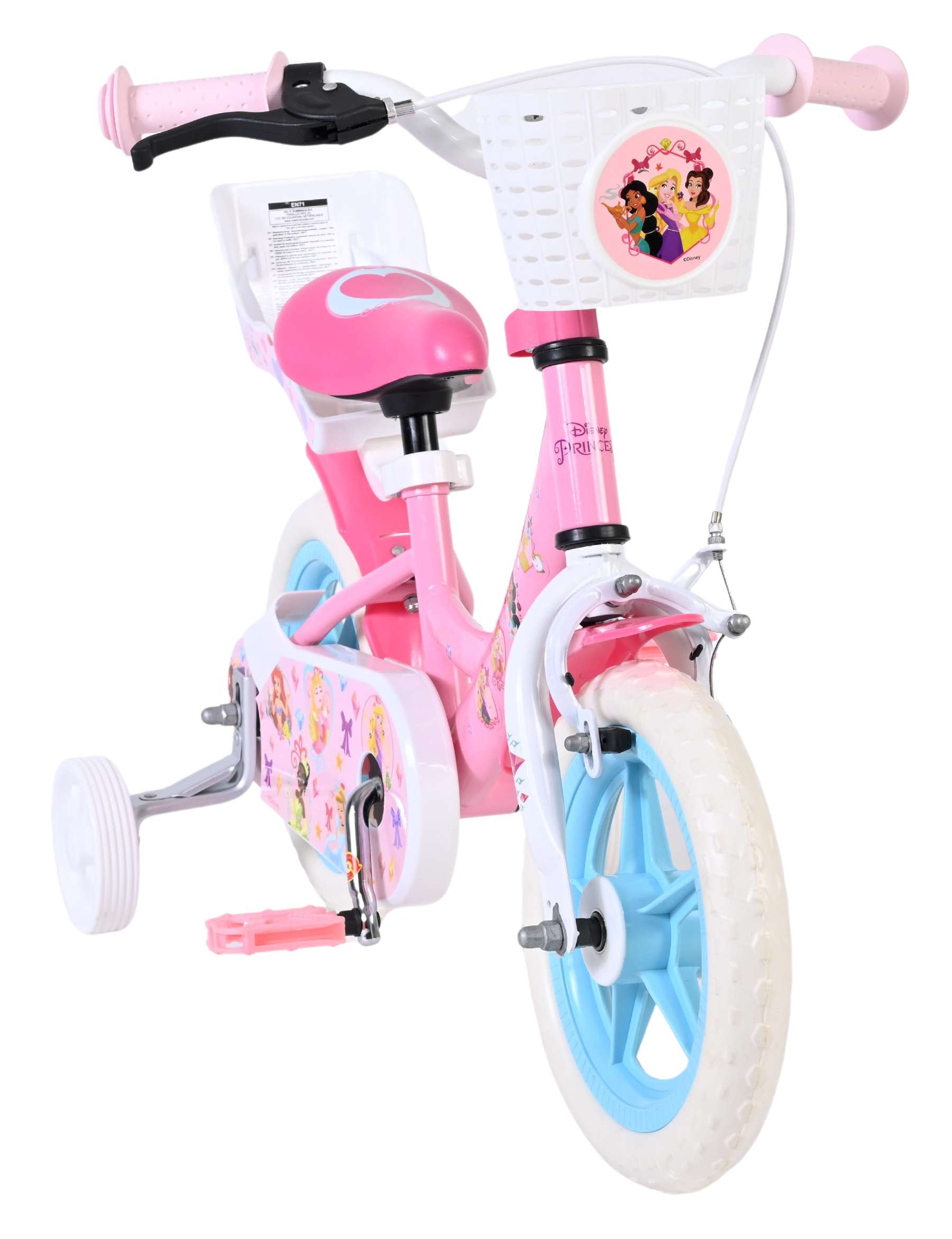Disney Princess Kinderfiets - Meisjes - Mag Wheels - 12 inch - Roze 5 Disney Princess Kinderfiets - Meisjes - Mag Wheels - 12 inch - Roze - Afbeelding 5