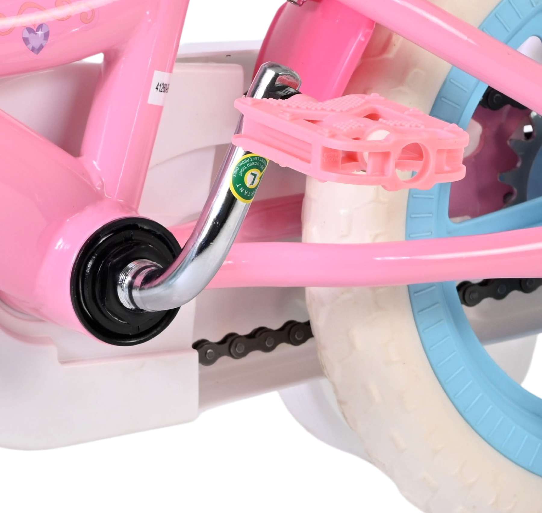 Disney Princess Kinderfiets - Meisjes - Mag Wheels - 12 inch - Roze 9 Disney Princess Kinderfiets - Meisjes - Mag Wheels - 12 inch - Roze - Afbeelding 9