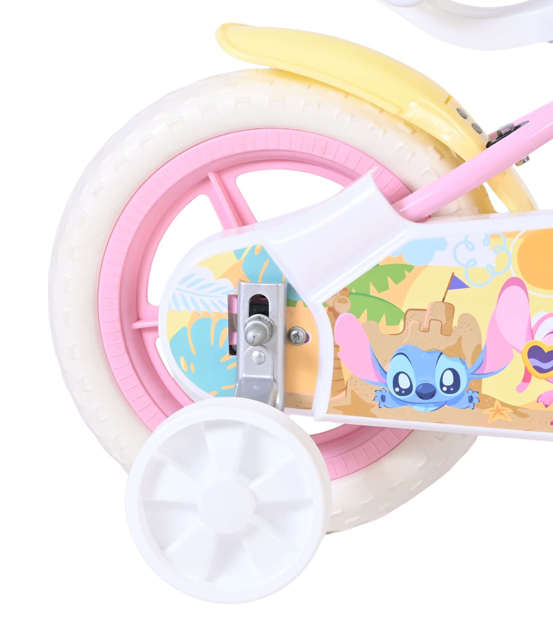 Disney Stitch Kinderfiets - Meisjes - Mag Wheels - 12 inch - Roze 2 Disney Stitch Kinderfiets - Meisjes - Mag Wheels - 12 inch - Roze - Afbeelding 2