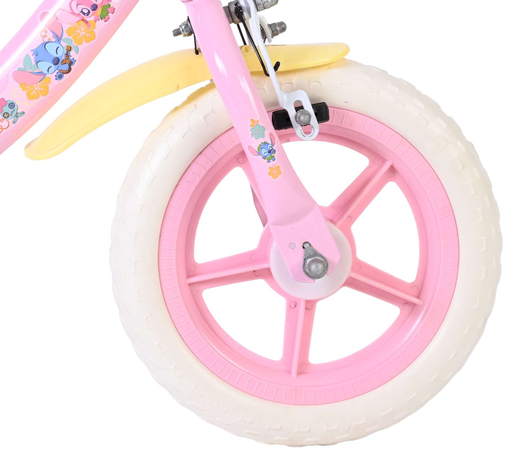 Disney Stitch Kinderfiets - Meisjes - Mag Wheels - 12 inch - Roze 3 Disney Stitch Kinderfiets - Meisjes - Mag Wheels - 12 inch - Roze - Afbeelding 3