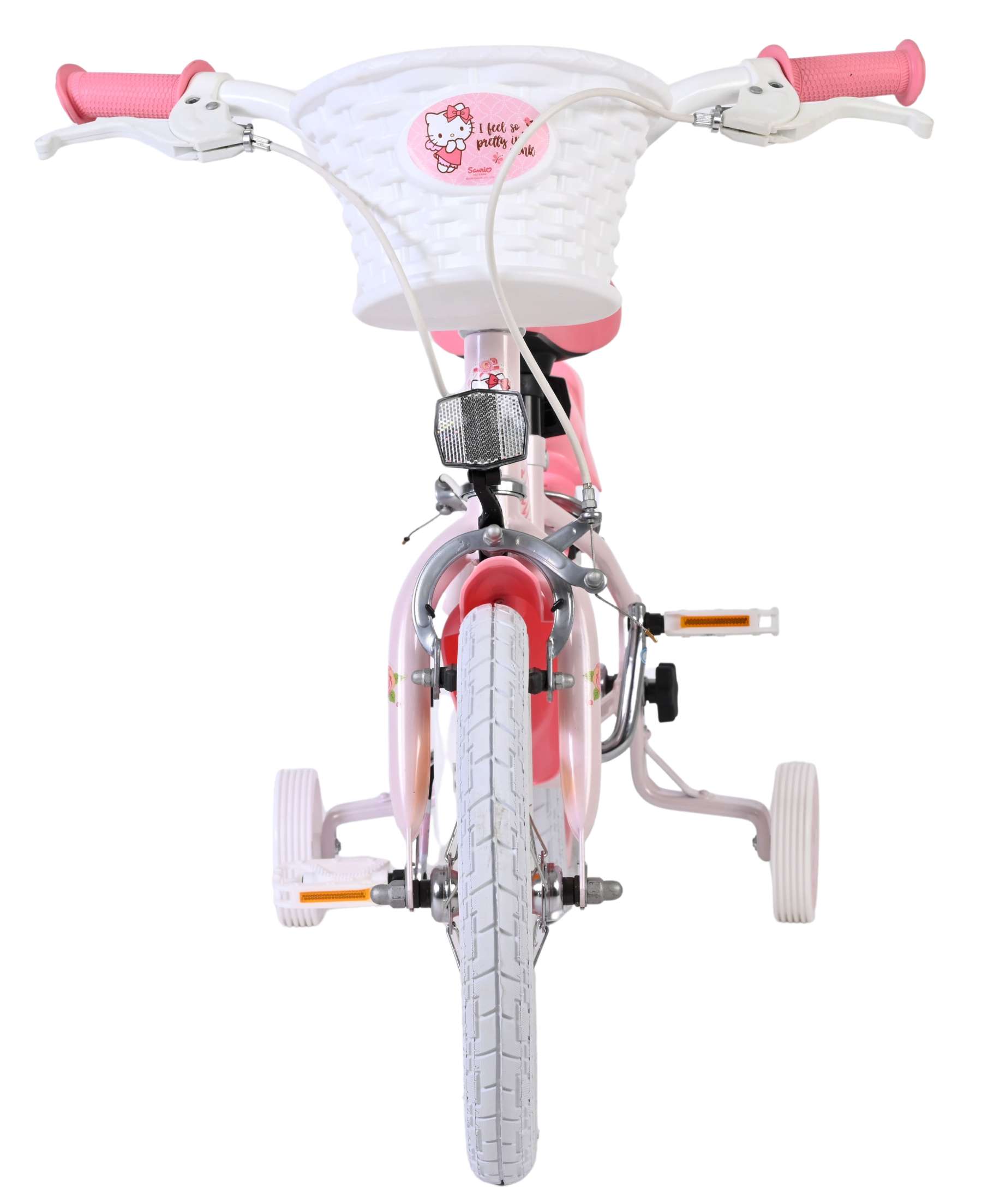 Hello Kitty Kinderfiets - Meisjes - 14 inch - Roze - Twee handremmen 7 Hello Kitty Kinderfiets - Meisjes - 14 inch - Roze - Twee handremmen - Afbeelding 7