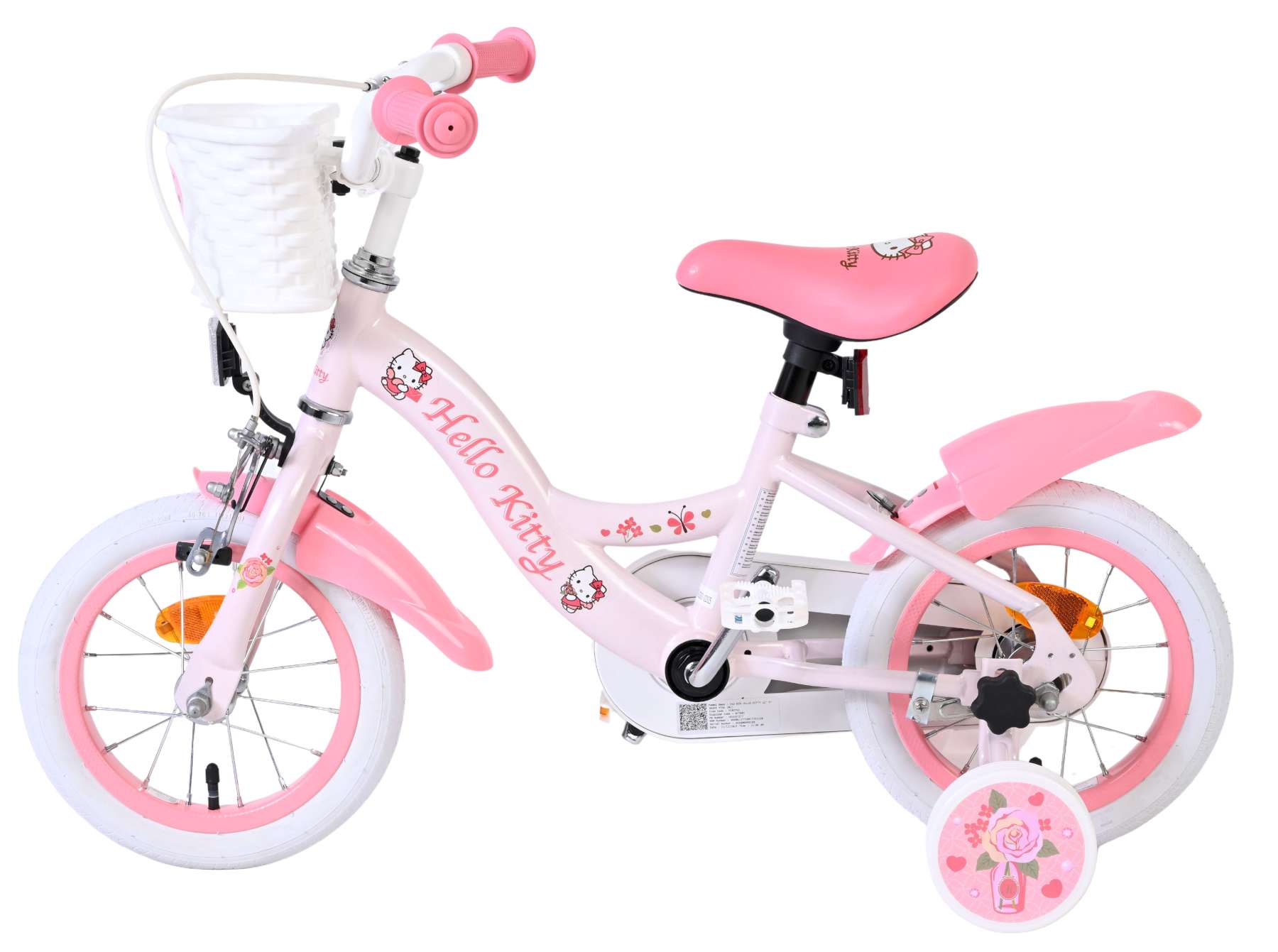 Hello Kitty Kinderfiets - Meisjes - 12 inch - Roze - Afbeelding 7