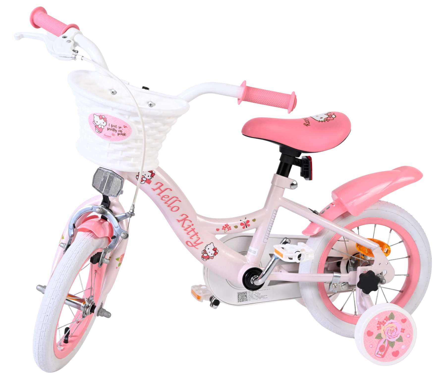 Hello Kitty Kinderfiets - Meisjes - 12 inch - Roze - Afbeelding 8