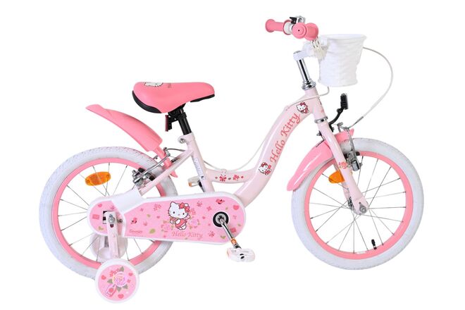 Hello Kitty Kinderfiets - Meisjes - 16 inch - Roze - Twee Handremmen 1 Hello Kitty Kinderfiets - Meisjes - 16 inch - Roze - Twee Handremmen