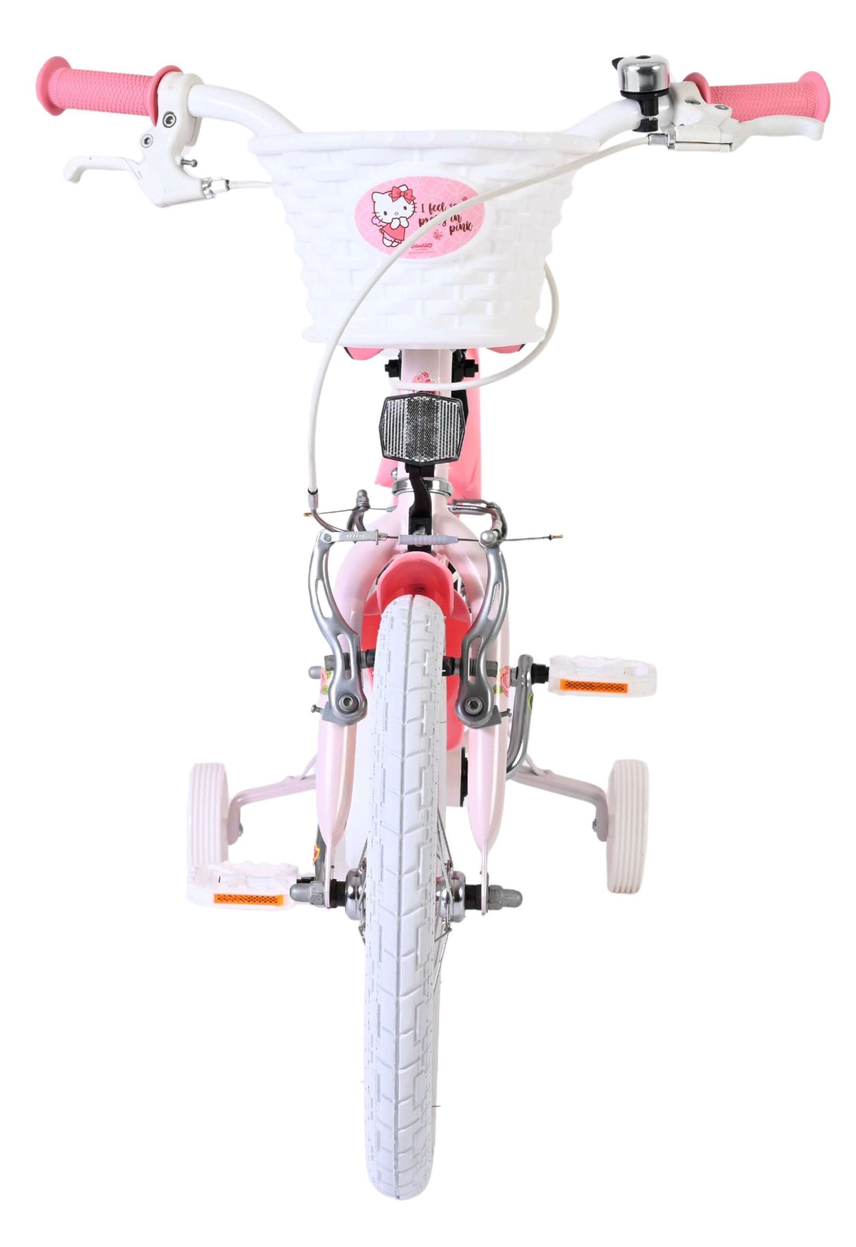 Hello Kitty Kinderfiets - Meisjes - 16 inch - Roze - Twee Handremmen 6 Hello Kitty Kinderfiets - Meisjes - 16 inch - Roze - Twee Handremmen - Afbeelding 6