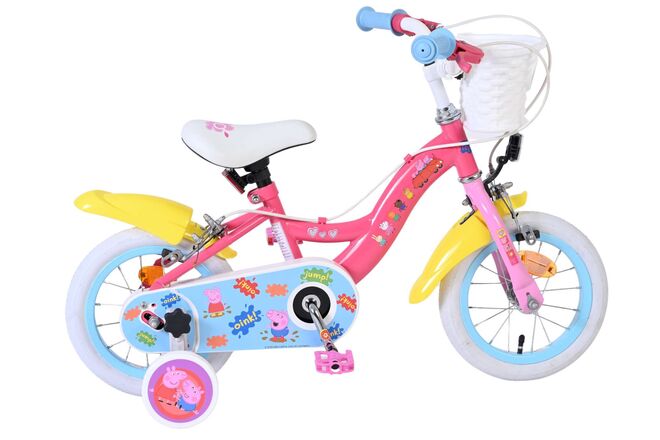 Peppa Pig Kinderfiets - Meisjes - 12 inch - Roze - Twee handremmen 1 Peppa Pig Kinderfiets - Meisjes - 12 inch - Roze - Twee handremmen