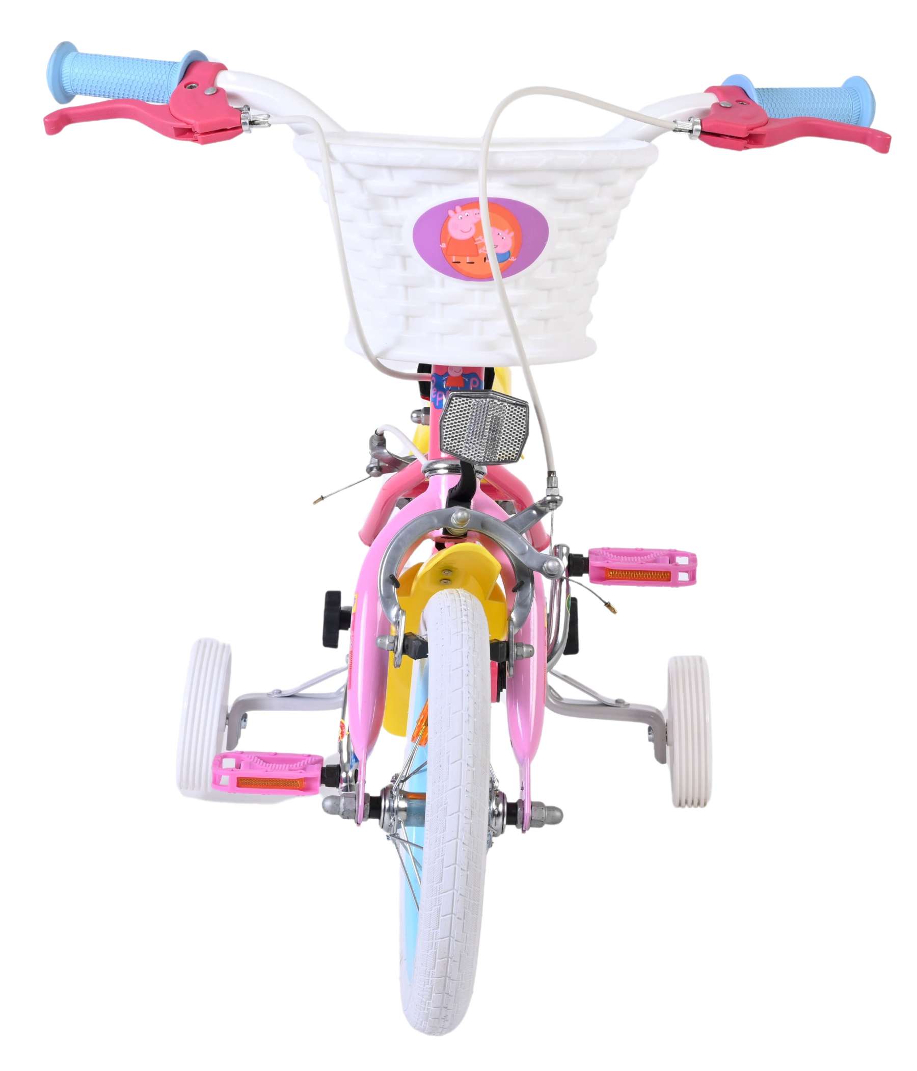 Peppa Pig Kinderfiets - Meisjes - 12 inch - Roze - Twee handremmen 6 Peppa Pig Kinderfiets - Meisjes - 12 inch - Roze - Twee handremmen - Afbeelding 6