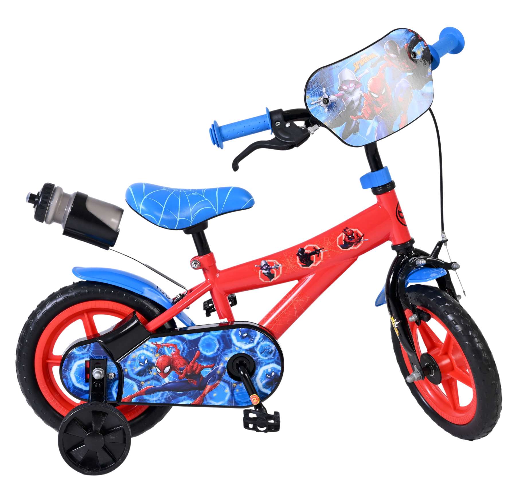 Spider-Man Kinderfiets - Jongens - Mag Wheels - 12 inch - Rood 10 Spider-Man Kinderfiets - Jongens - Mag Wheels - 12 inch - Rood - Afbeelding 10