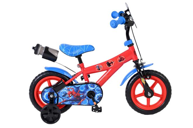 Spider-Man Kinderfiets - Jongens - Mag Wheels - 12 inch - Rood 1 Spider-Man Kinderfiets - Jongens - Mag Wheels - 12 inch - Rood