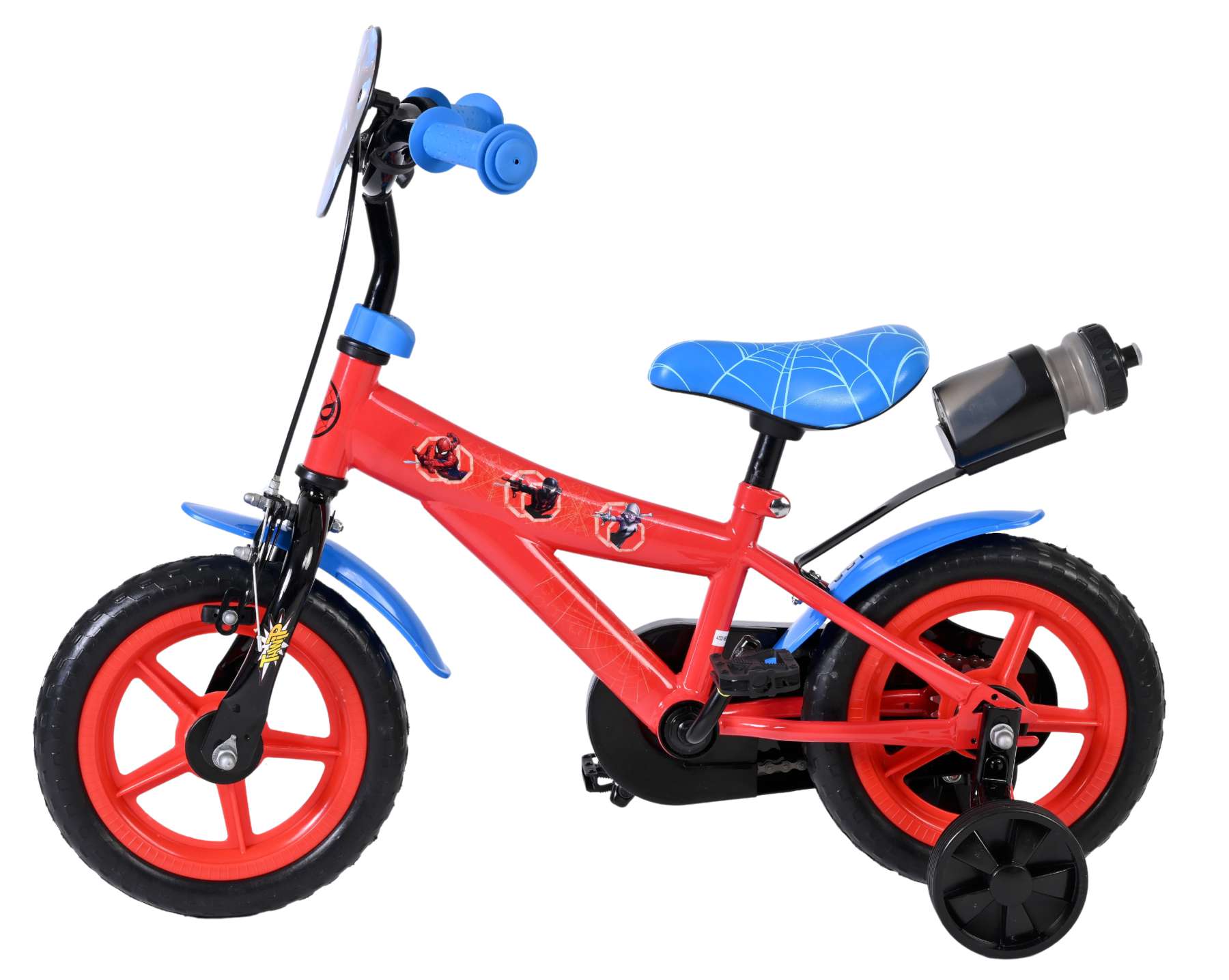 Spider-Man Kinderfiets - Jongens - Mag Wheels - 12 inch - Rood 7 Spider-Man Kinderfiets - Jongens - Mag Wheels - 12 inch - Rood - Afbeelding 7
