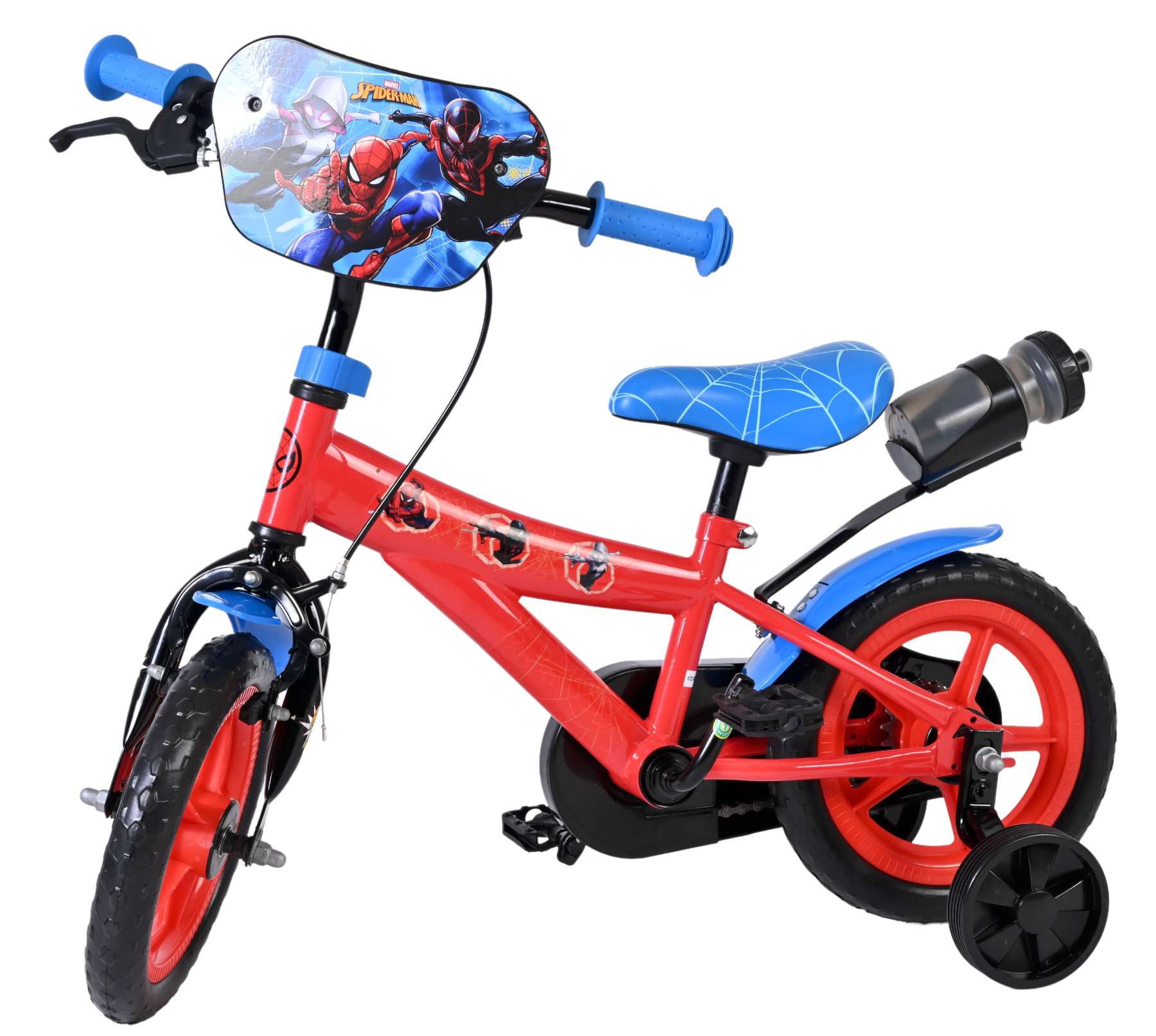 Spider-Man Kinderfiets - Jongens - Mag Wheels - 12 inch - Rood 8 Spider-Man Kinderfiets - Jongens - Mag Wheels - 12 inch - Rood - Afbeelding 8