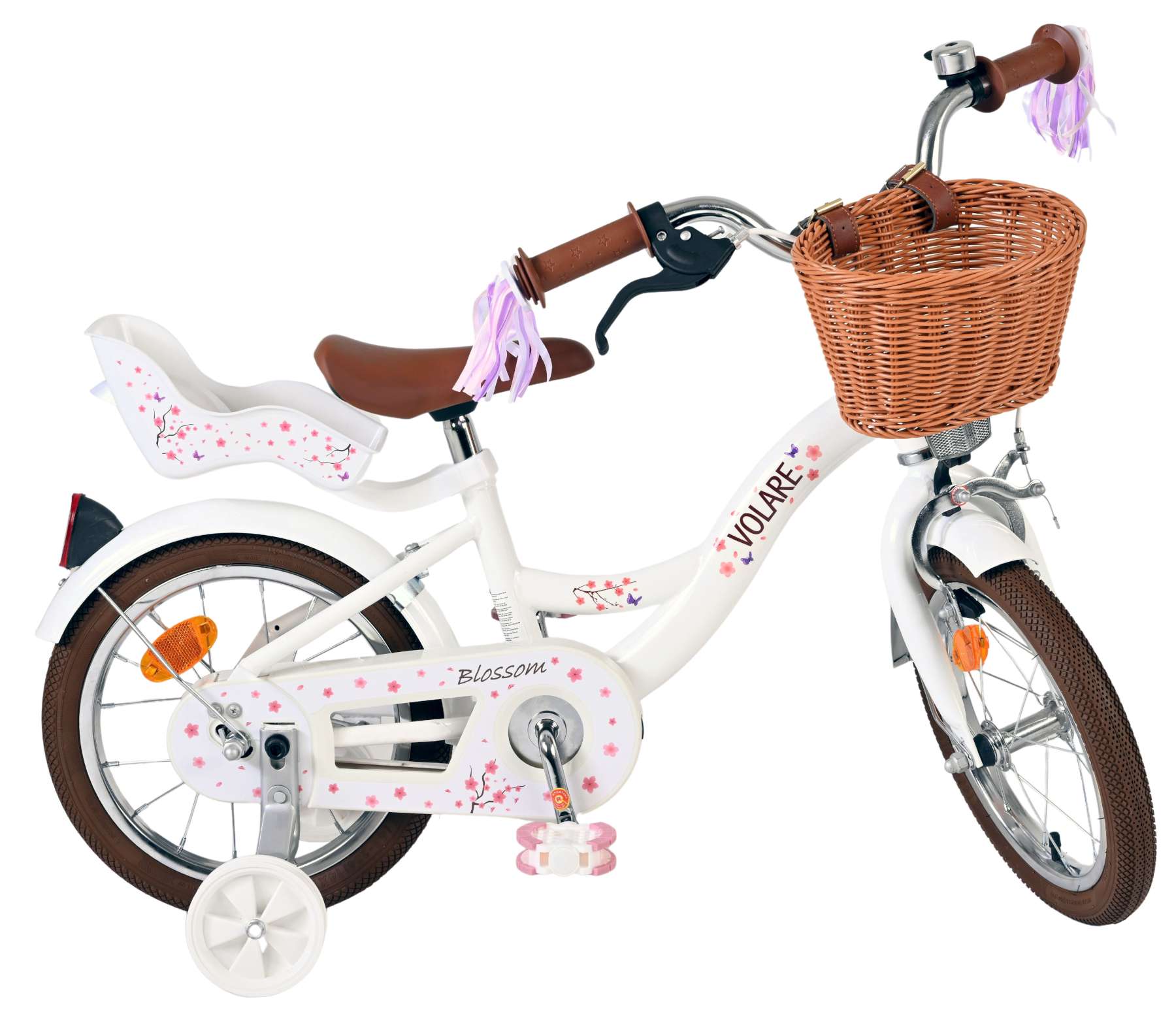 Volare Blossom Kinderfiets - Meisjes - 14 inch - Wit 10 Volare Blossom Kinderfiets - Meisjes - 14 inch - Wit - Afbeelding 10