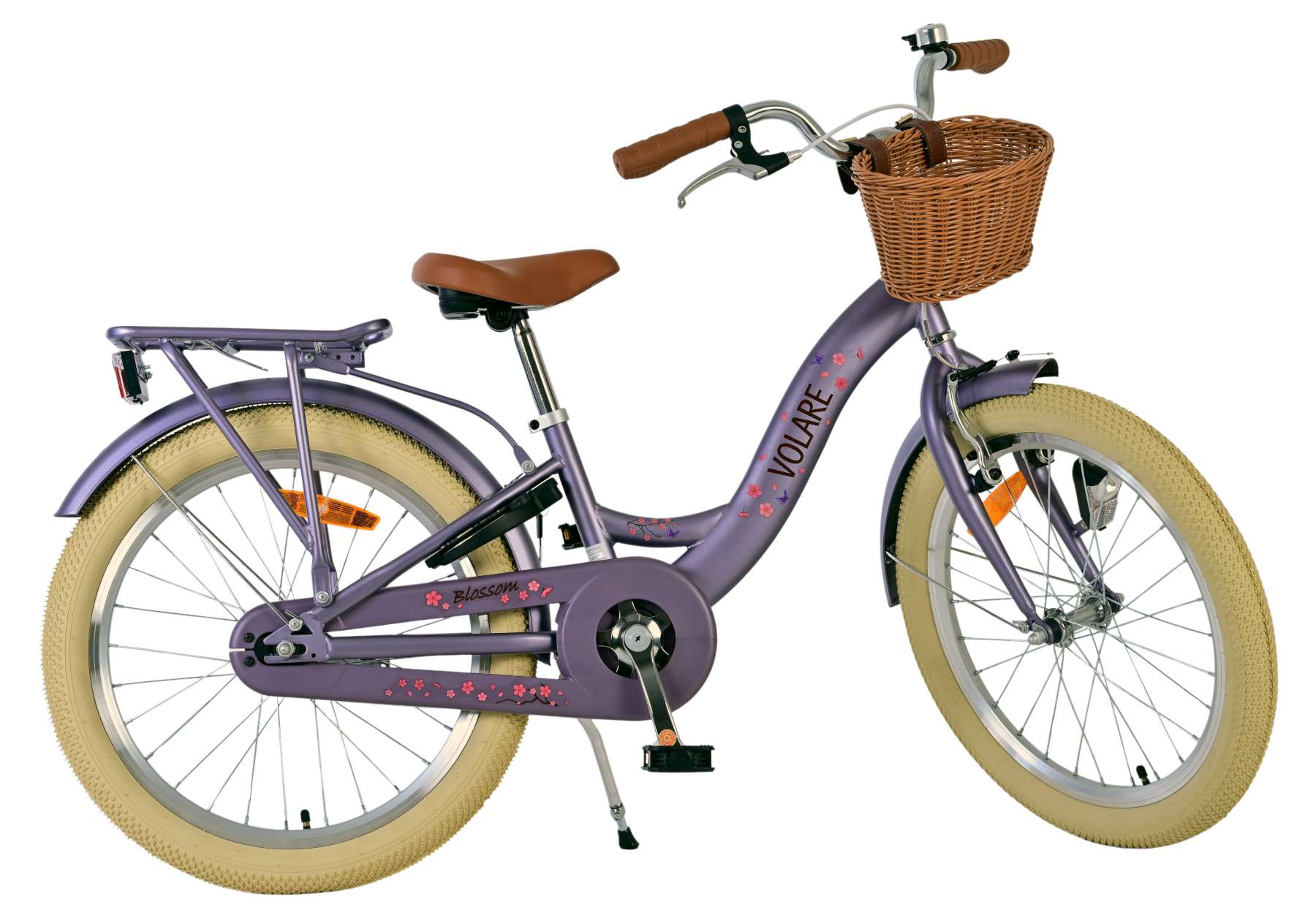 Volare Blossom Kinderfiets - Meisjes - 20 inch - Paars 10 Volare Blossom Kinderfiets - Meisjes - 20 inch - Paars - Afbeelding 10