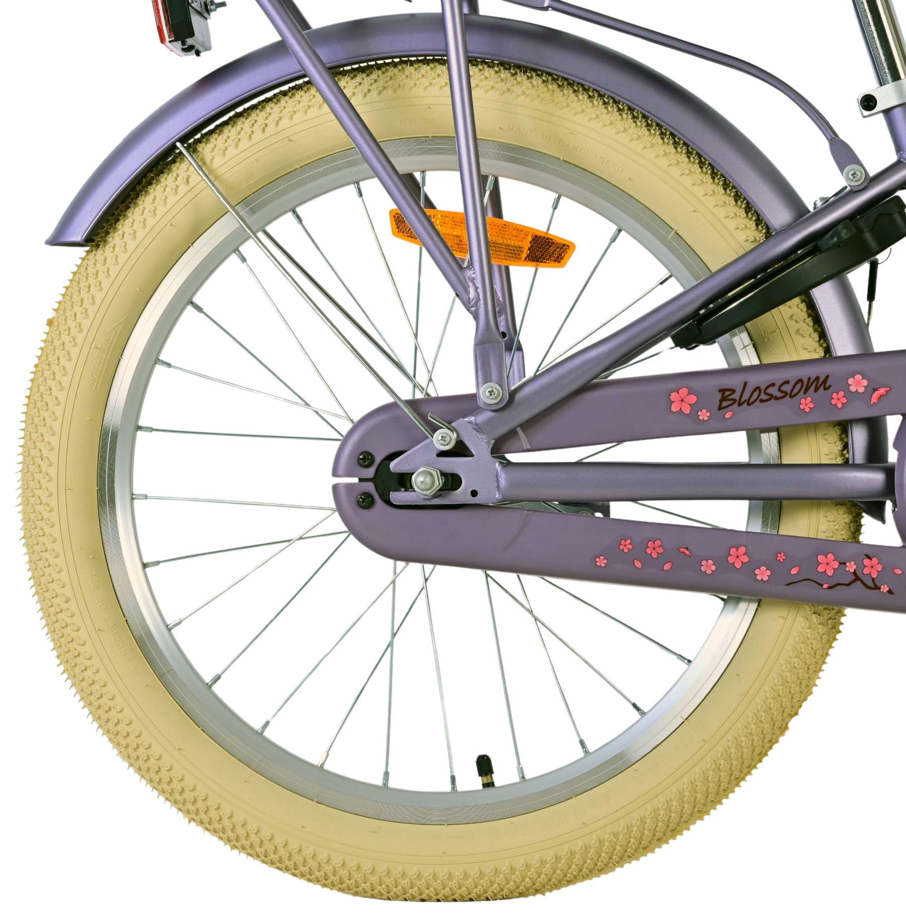 Volare Blossom Kinderfiets - Meisjes - 20 inch - Paars 2 Volare Blossom Kinderfiets - Meisjes - 20 inch - Paars - Afbeelding 2