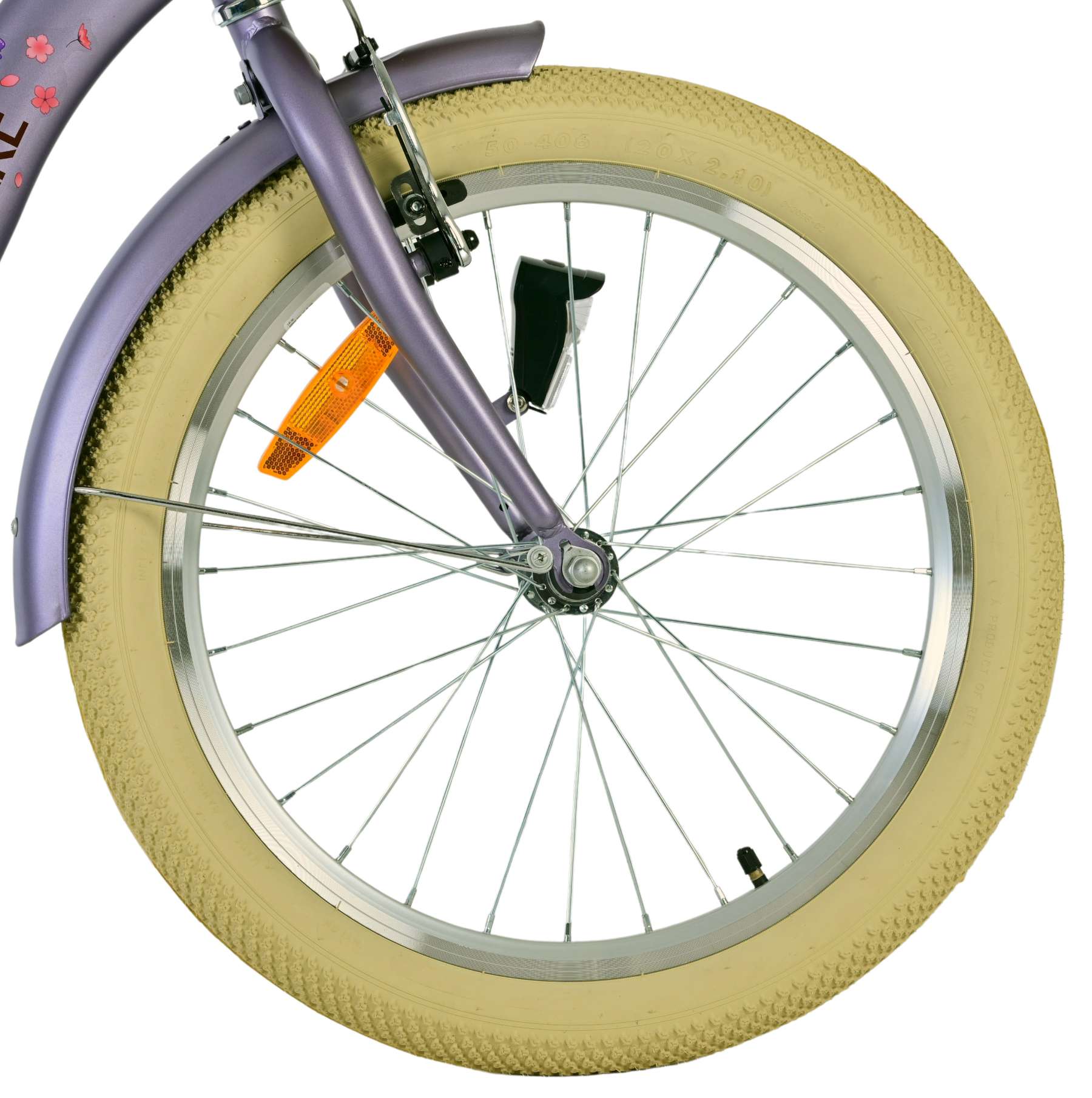 Volare Blossom Kinderfiets - Meisjes - 20 inch - Paars 3 Volare Blossom Kinderfiets - Meisjes - 20 inch - Paars - Afbeelding 3