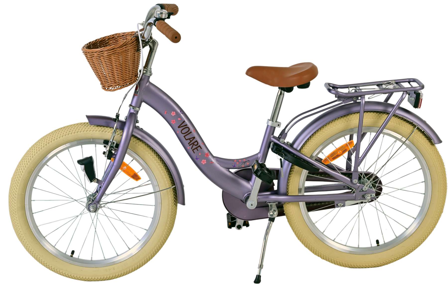 Volare Blossom Kinderfiets - Meisjes - 20 inch - Paars 7 Volare Blossom Kinderfiets - Meisjes - 20 inch - Paars - Afbeelding 7